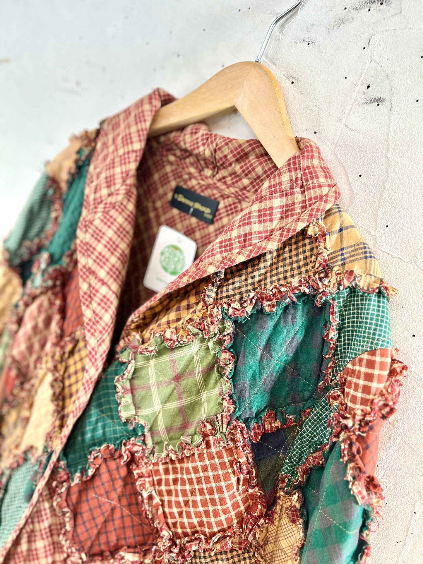 Vintage Patchwork Quilt Jacket  [J30533]
