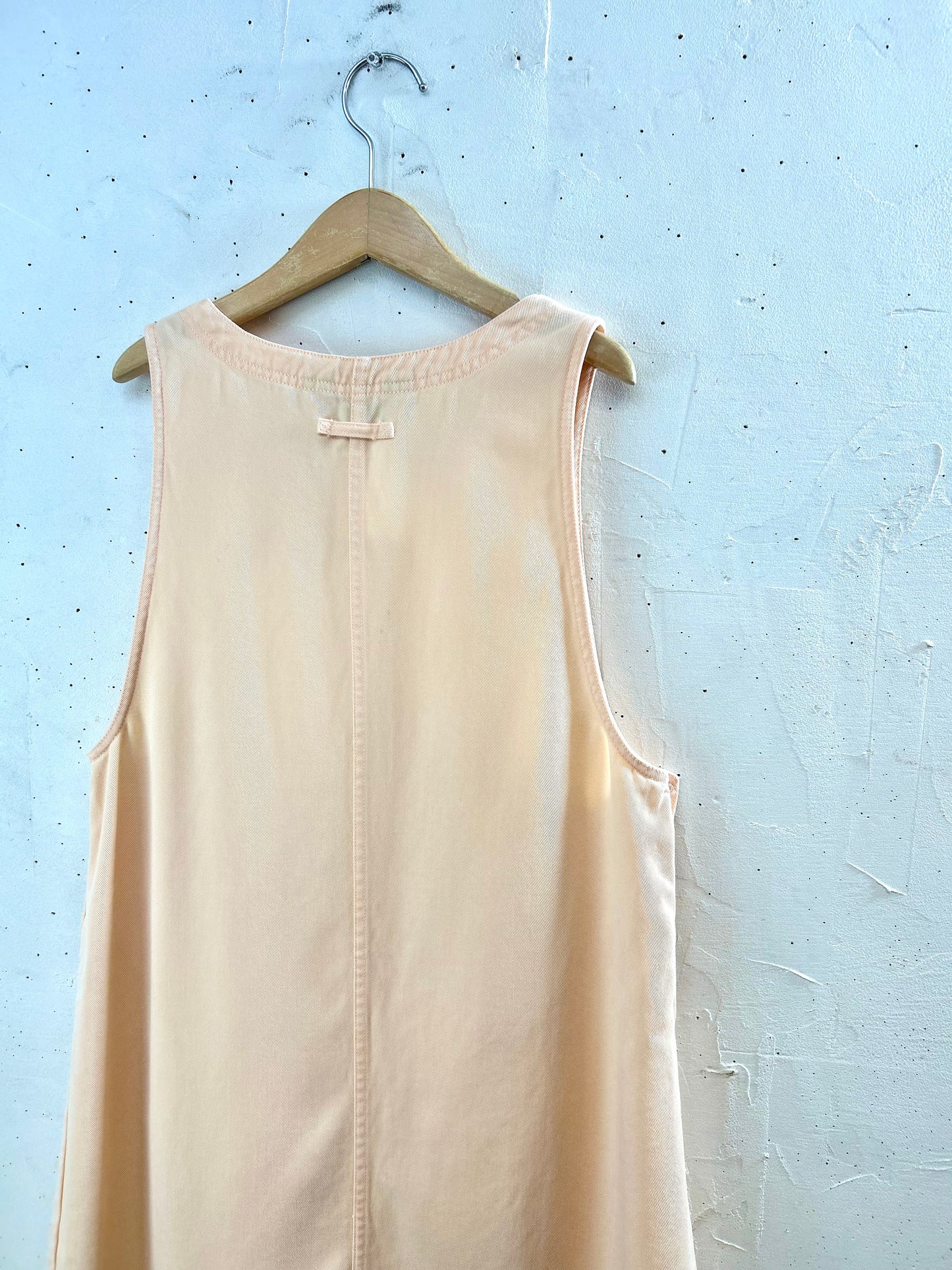 Vintage Denim Over Dress [F30507]