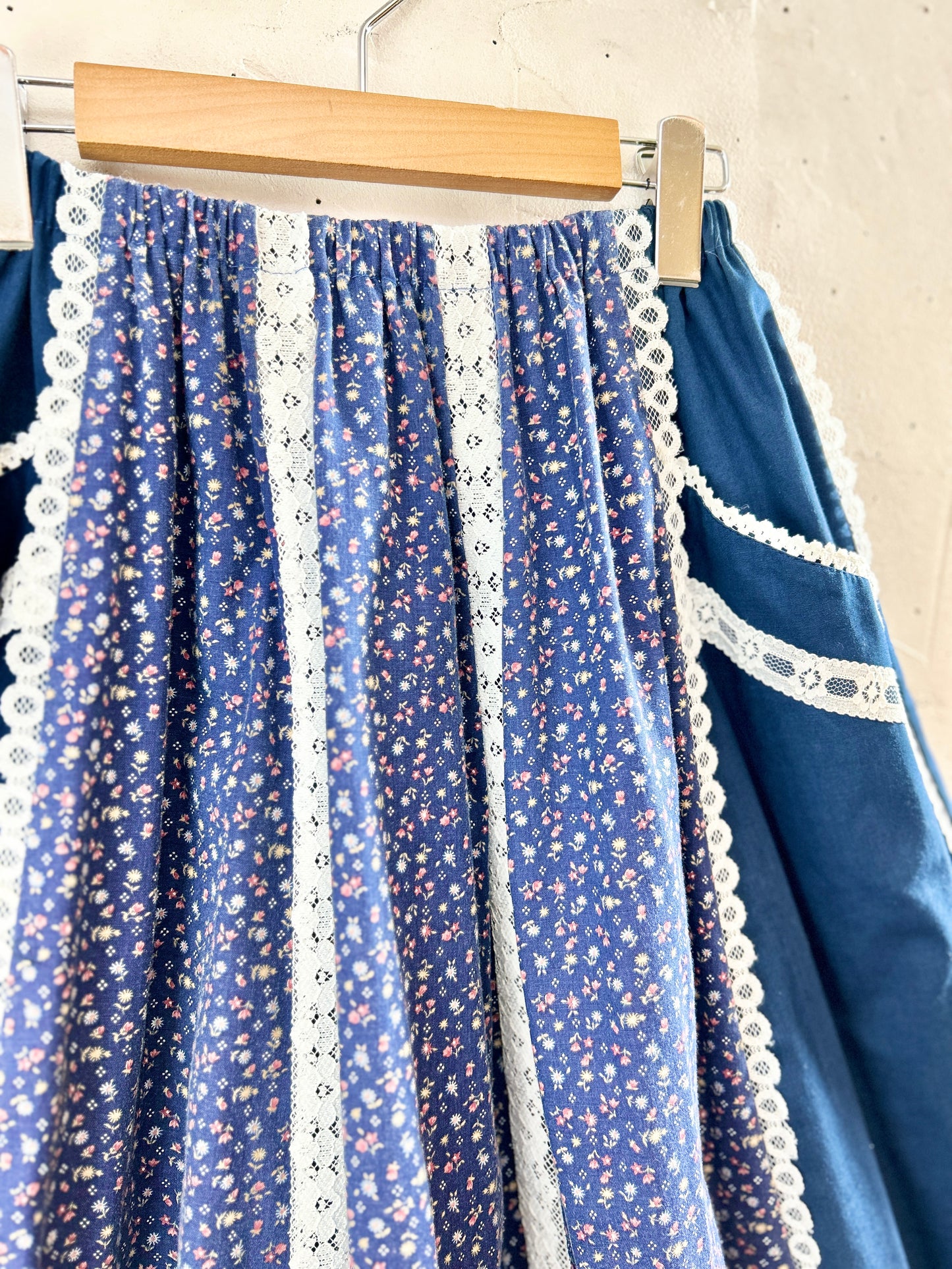 ’70s Patchwork Skirt Reversible [H30864]