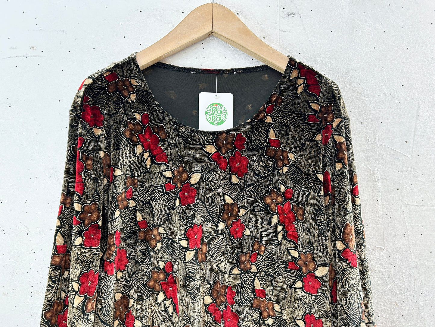 Vintage Velour Tops [J30502]