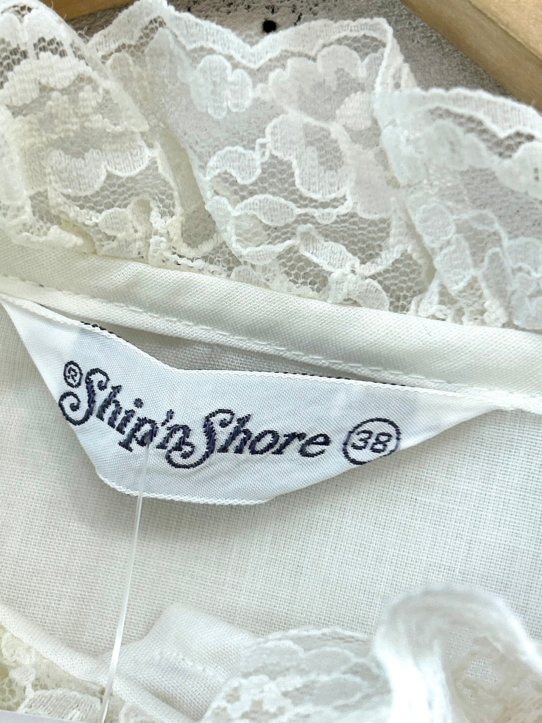 Vintage White Blouse [B31686]