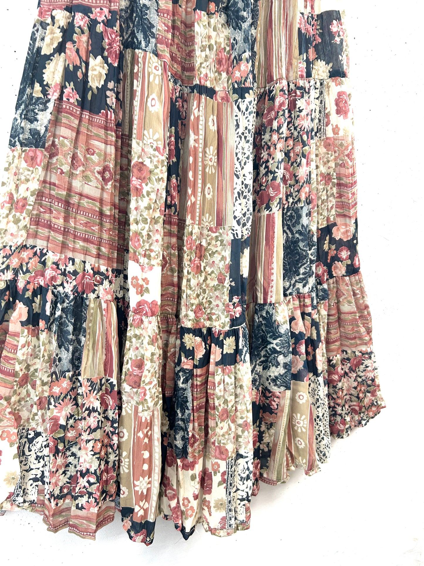Vintage Tiered Skirt  [E32467]