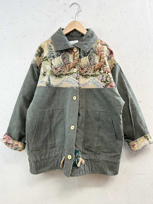 Vintage Denim&Gobelin reversible Jacket [A31263]