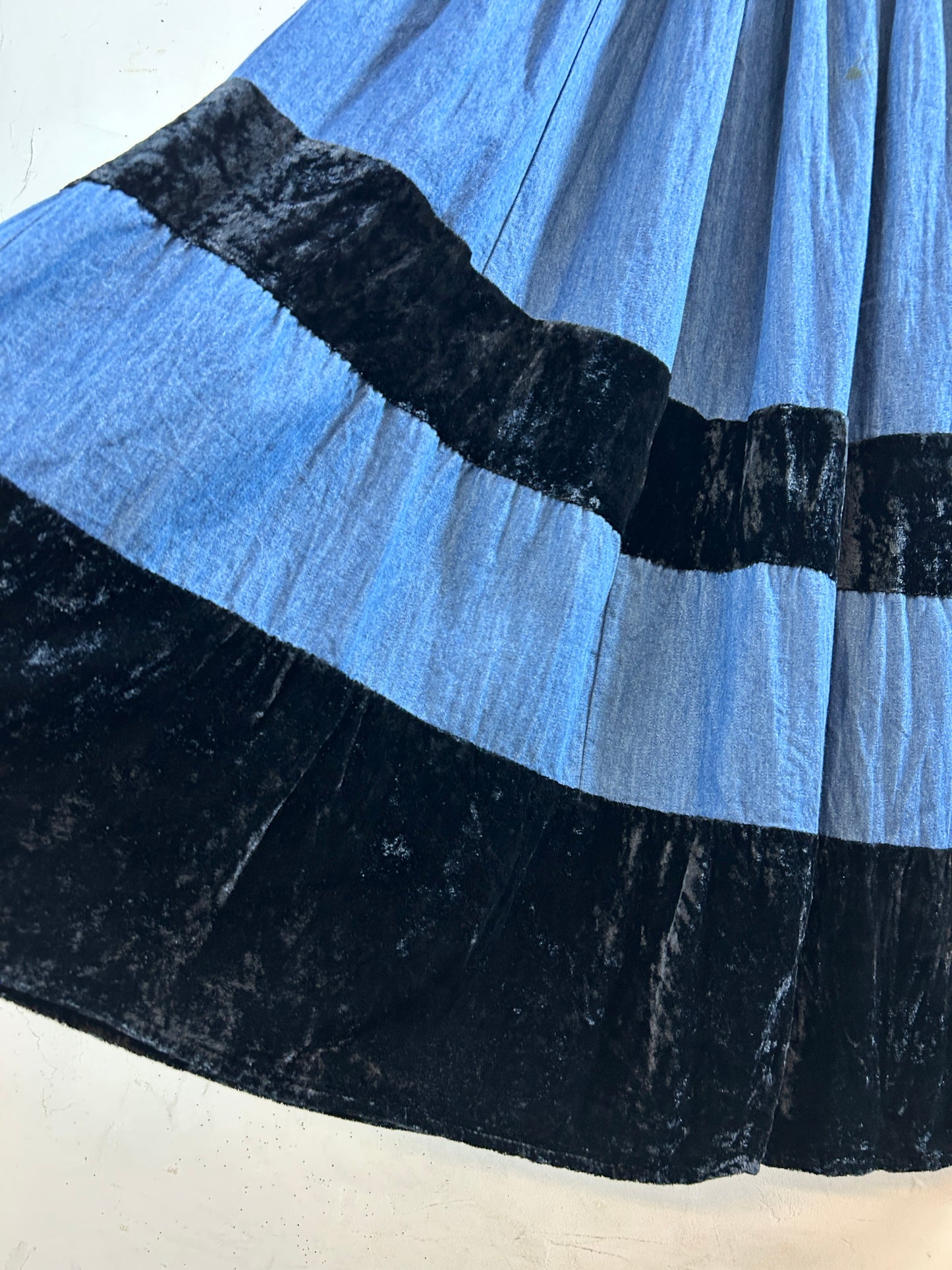 Vintage Denim Skirt [I30996]