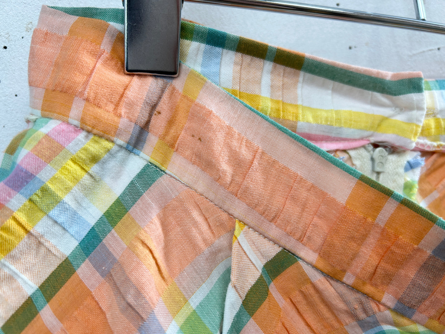 Vintage Check Skirt 〜MADE IN USA〜 [B31492]