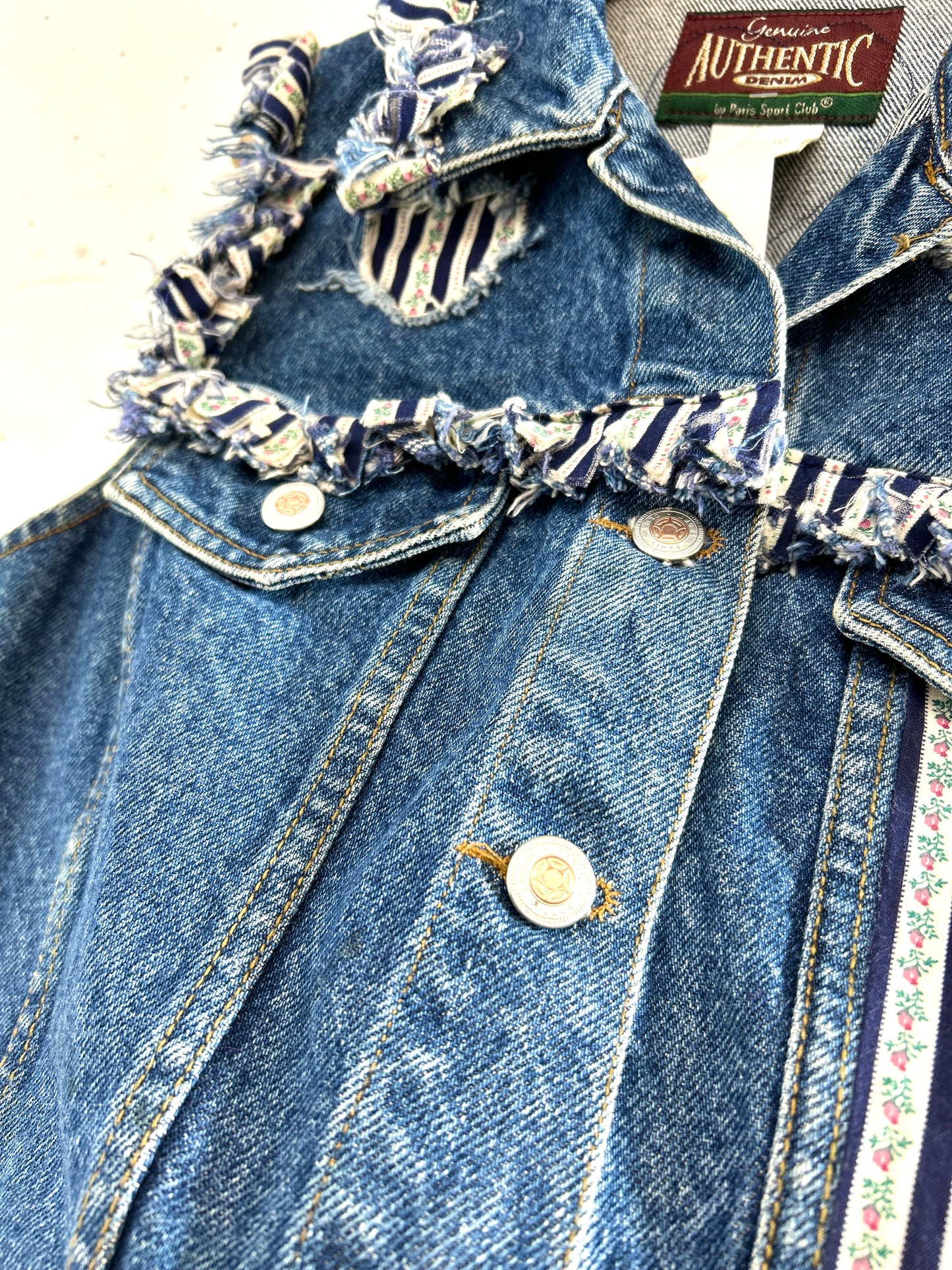 Vintage Denim Vest MADE IN USA [B31502]