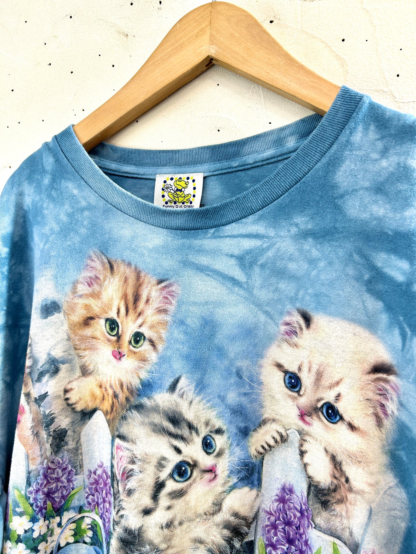 Vintage T Shirt 〜Funny dot CRAZY〜 [E32532]