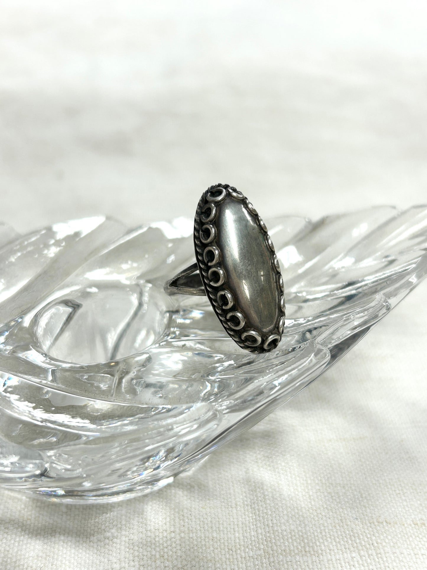 Vintage 925 MEXICO Silver Ring[J30413]