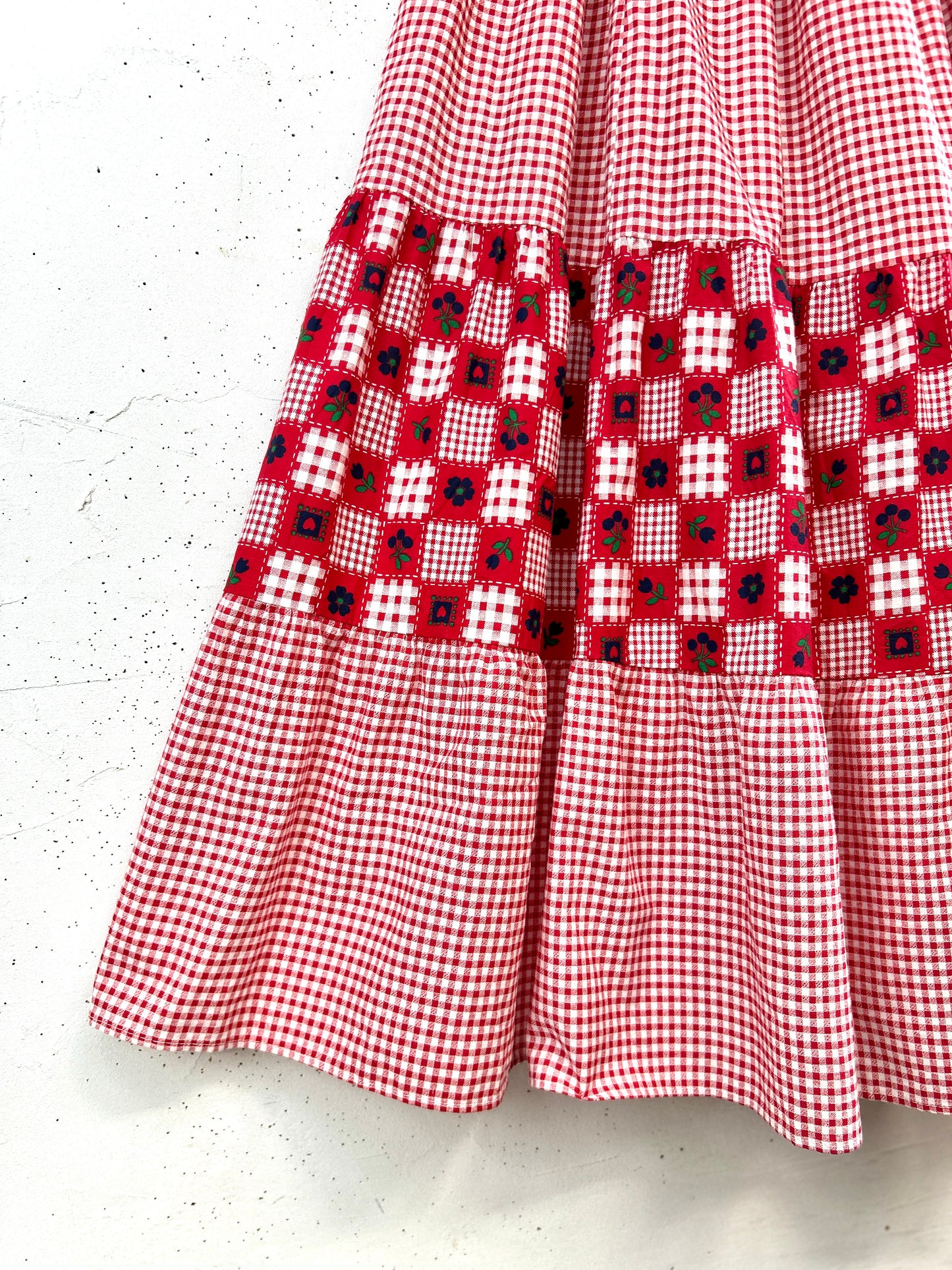 '70sVintage Tiered Skirt 〜Joni Lyn OF TEXAS〜 MADE IN USA [B31590]