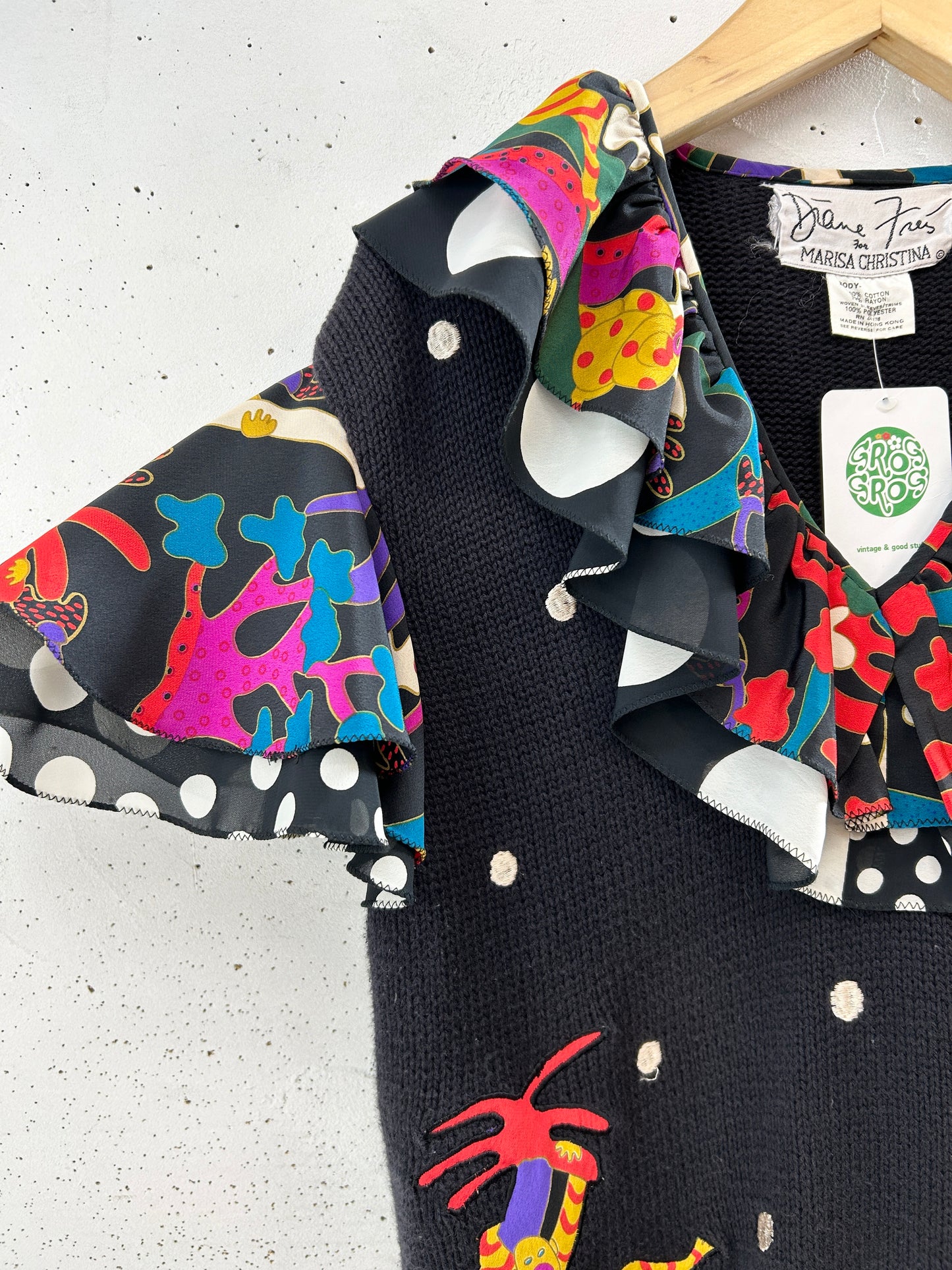 ’80s Vintage Tops 〜Diane Freis〜 [F32854]