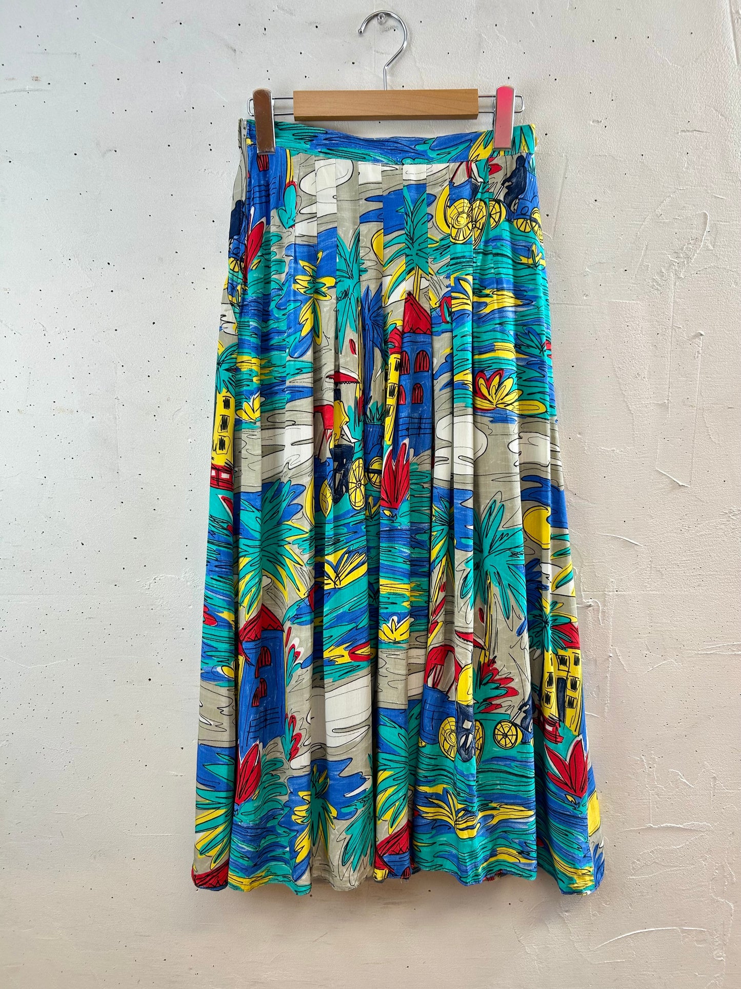 Vintage Viscose Skirt  [G30634]