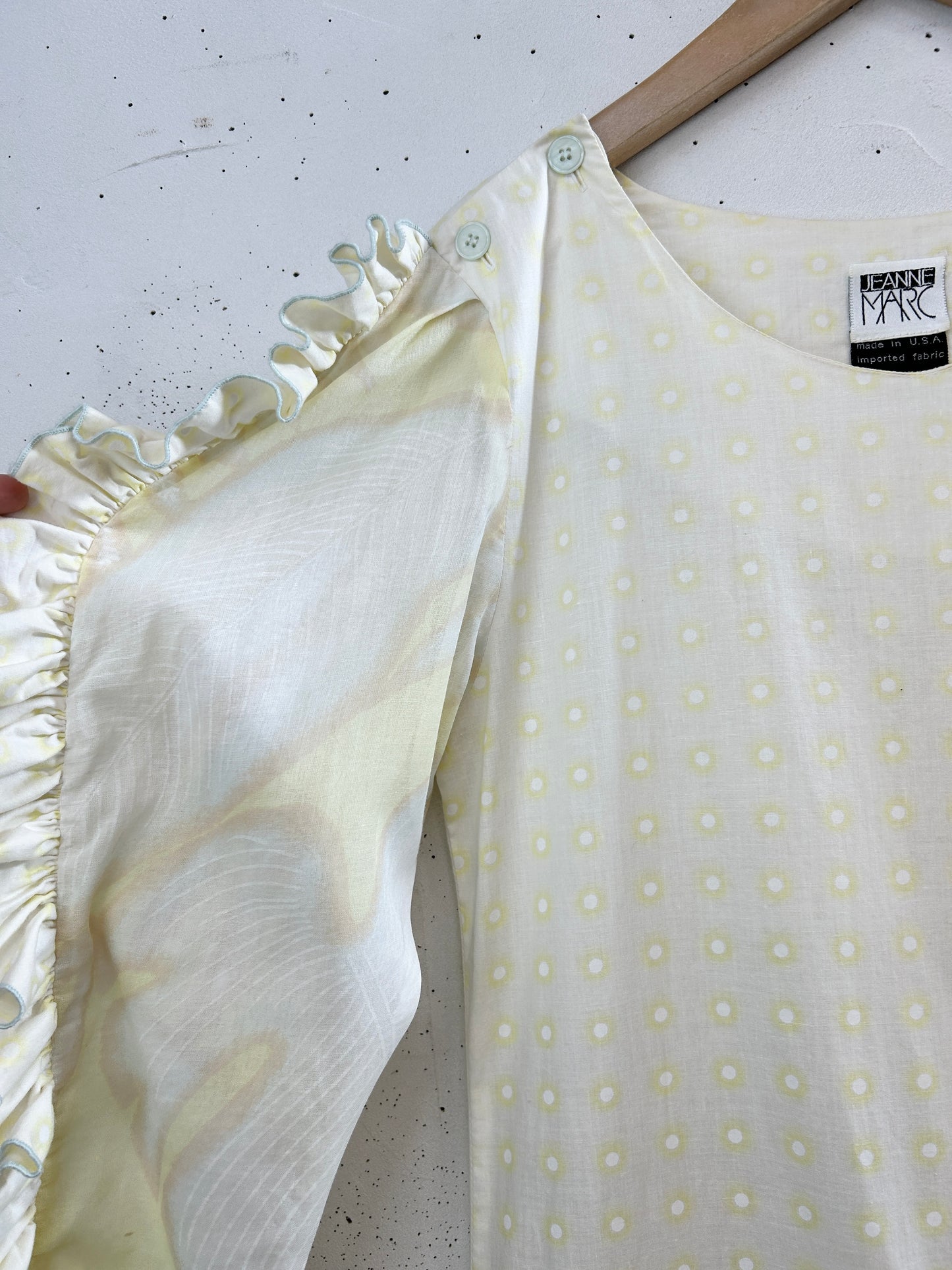 '80s Vintage Dress 〜JEANNE MARC〜 [H33606]