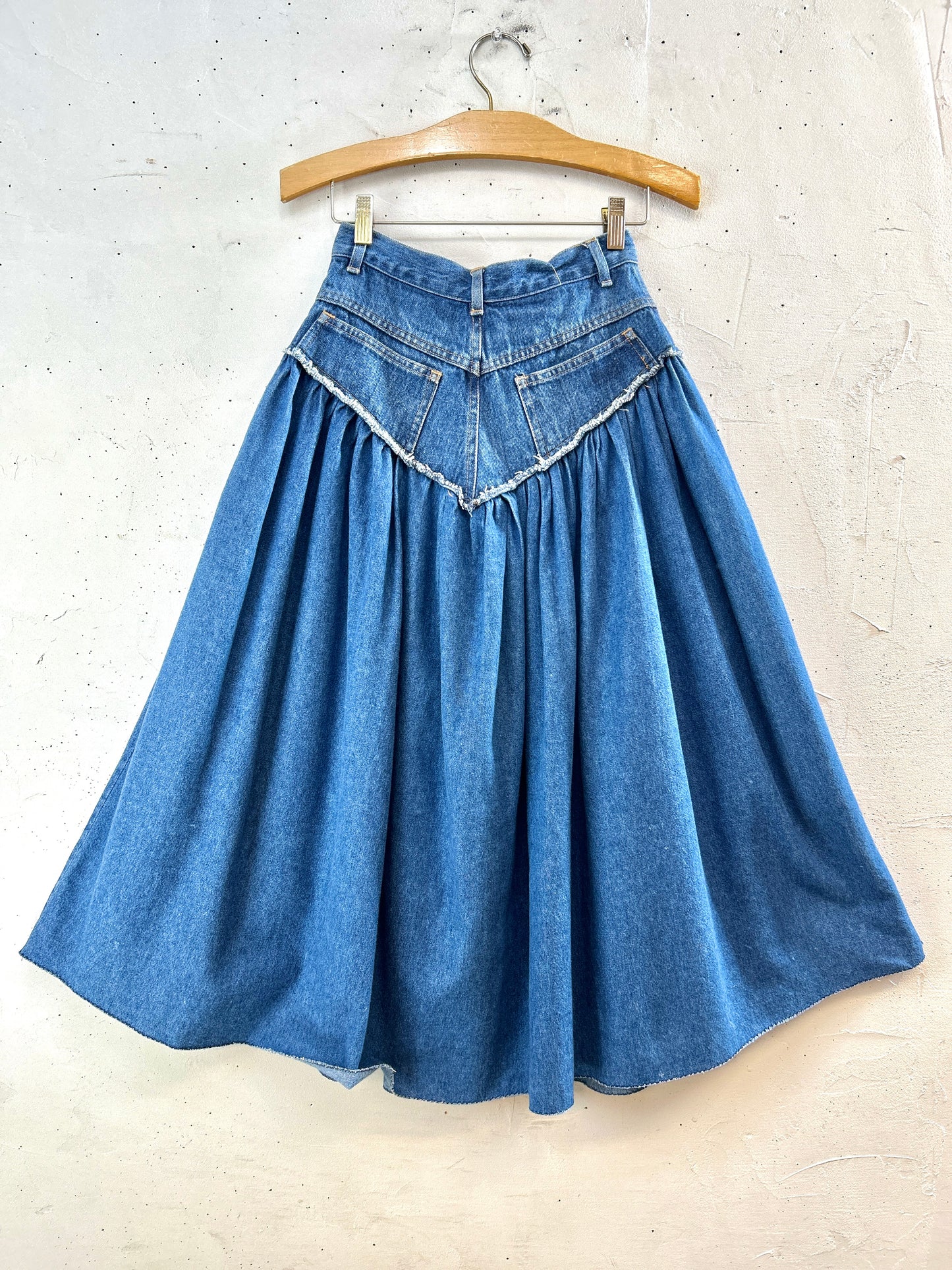 Vintage Custom Denim Skirt [J30555]