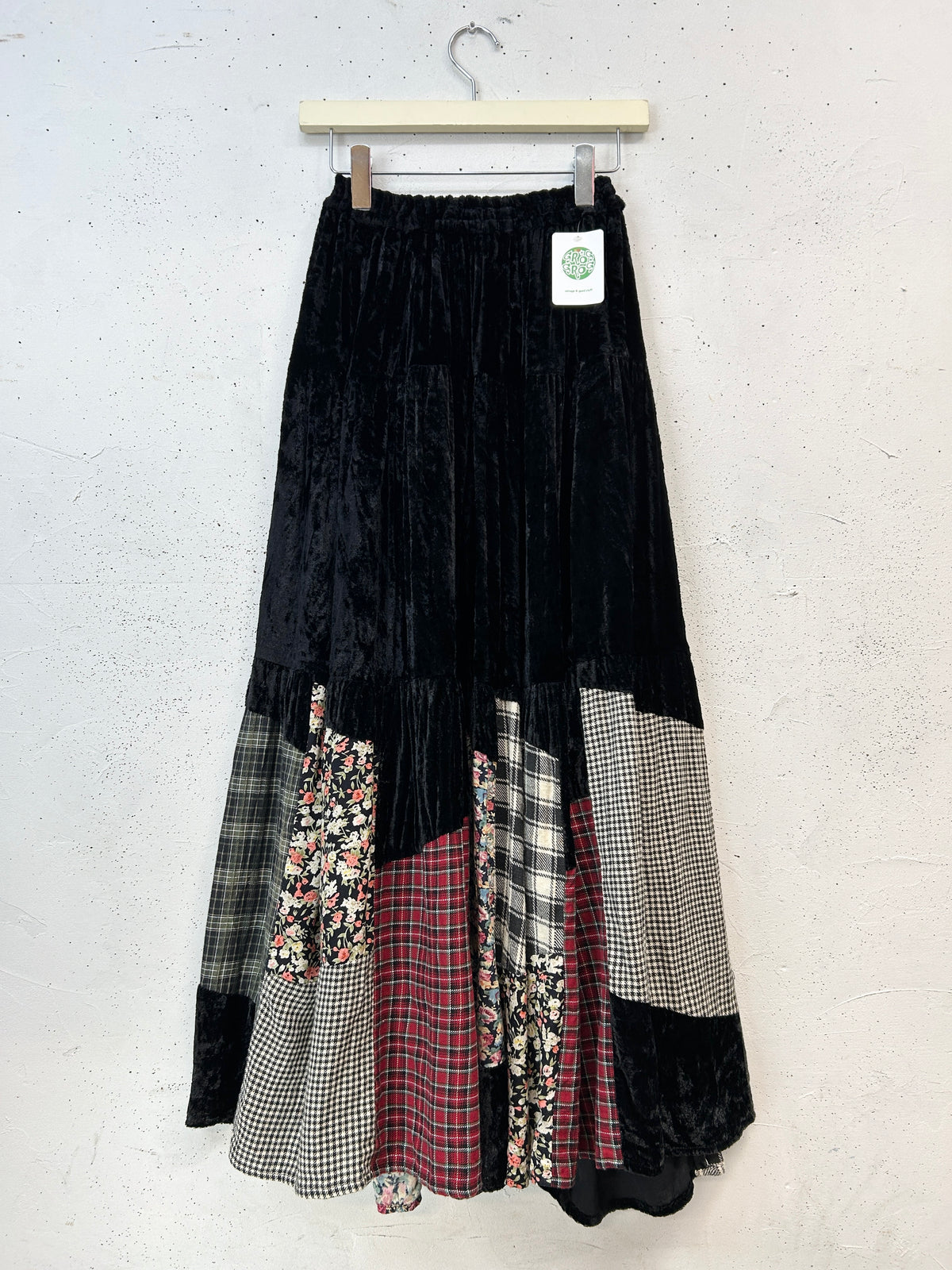 Vintage Velour Skirt  [I33779]