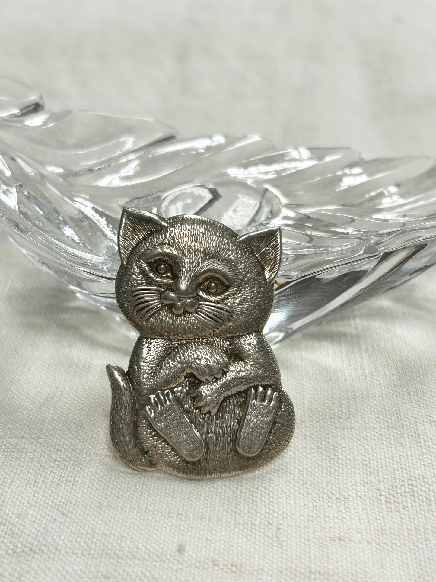 Vintage 925 Silver Brooch & Pendant Top [I30364]