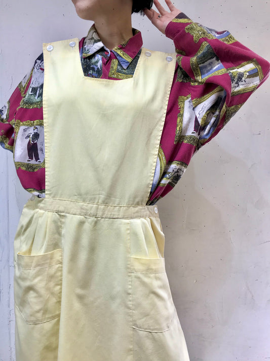 Vintage Over Dress MADE IN USA [B19459]