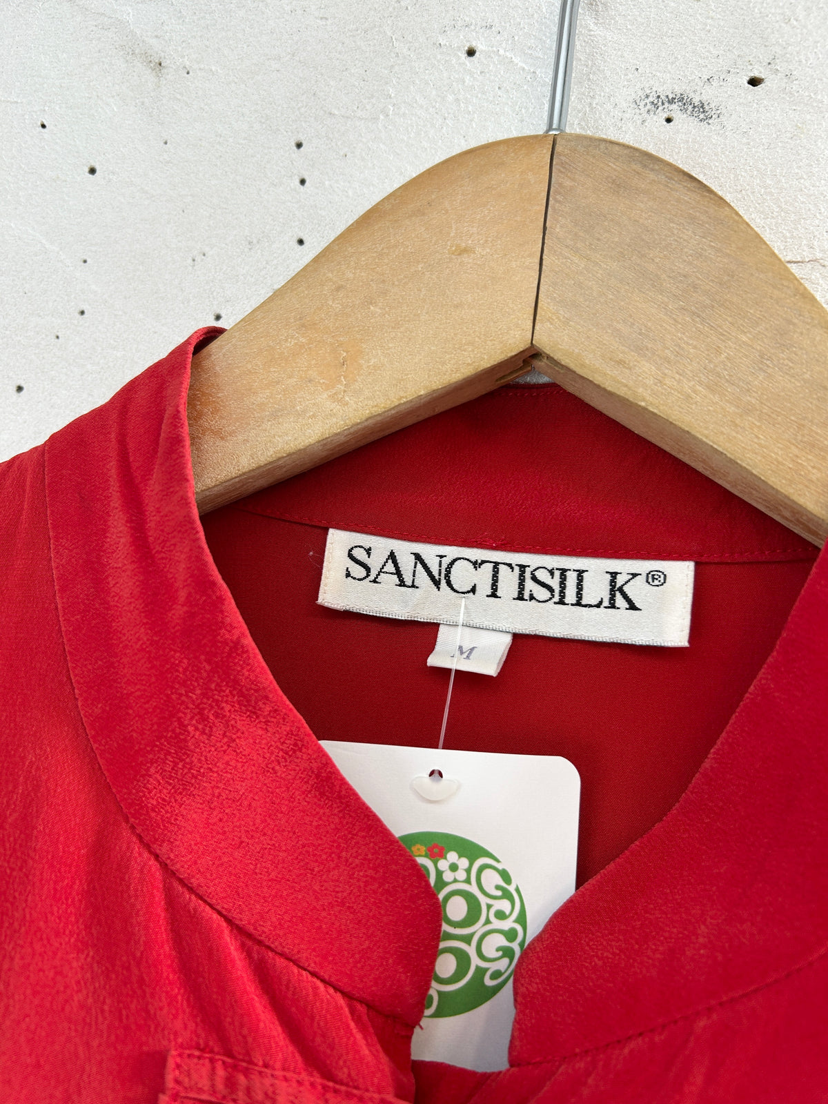 Vintage Silk China Shirt [J34133]