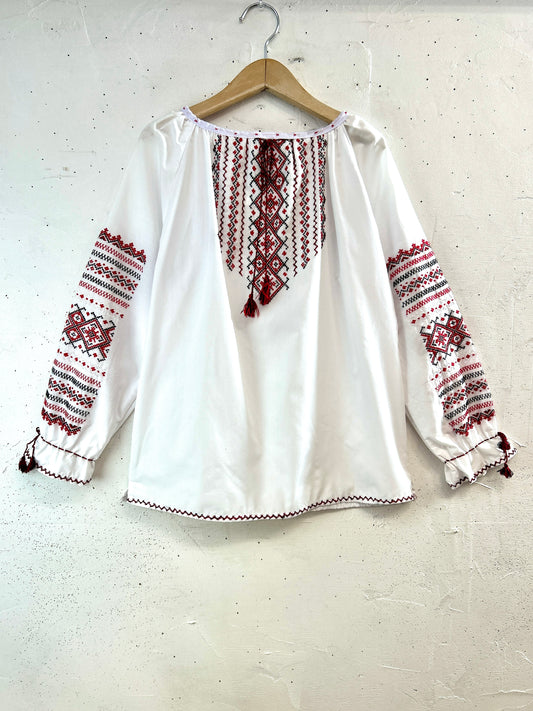 Vintage Embroidery Tunic [C31800]