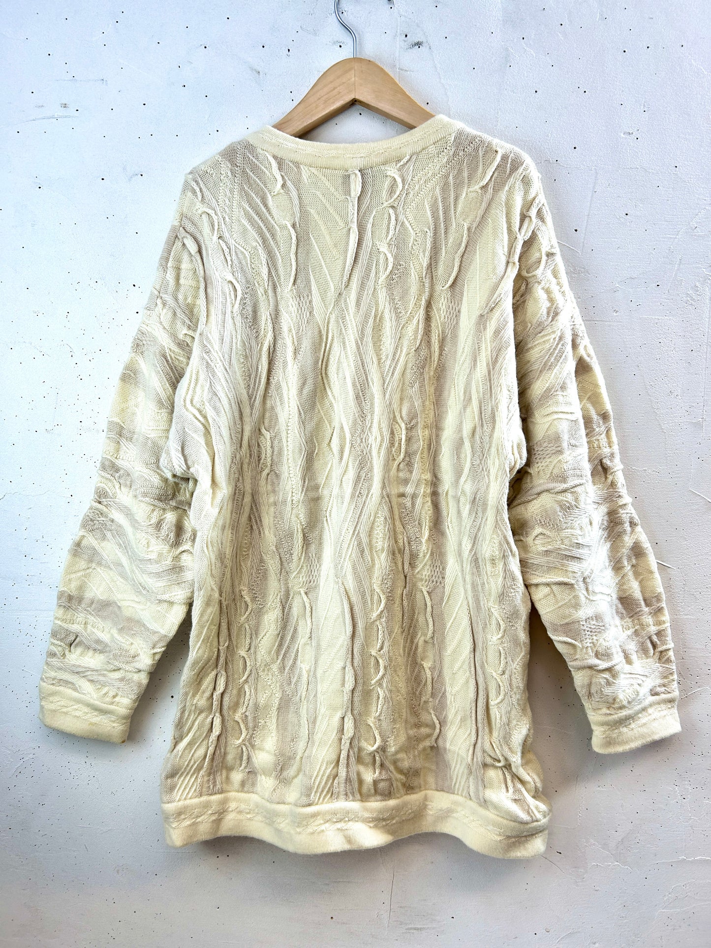 Vintage Crazy 3D Knit Cardigan AUSTRALIAN MADE [I30264]