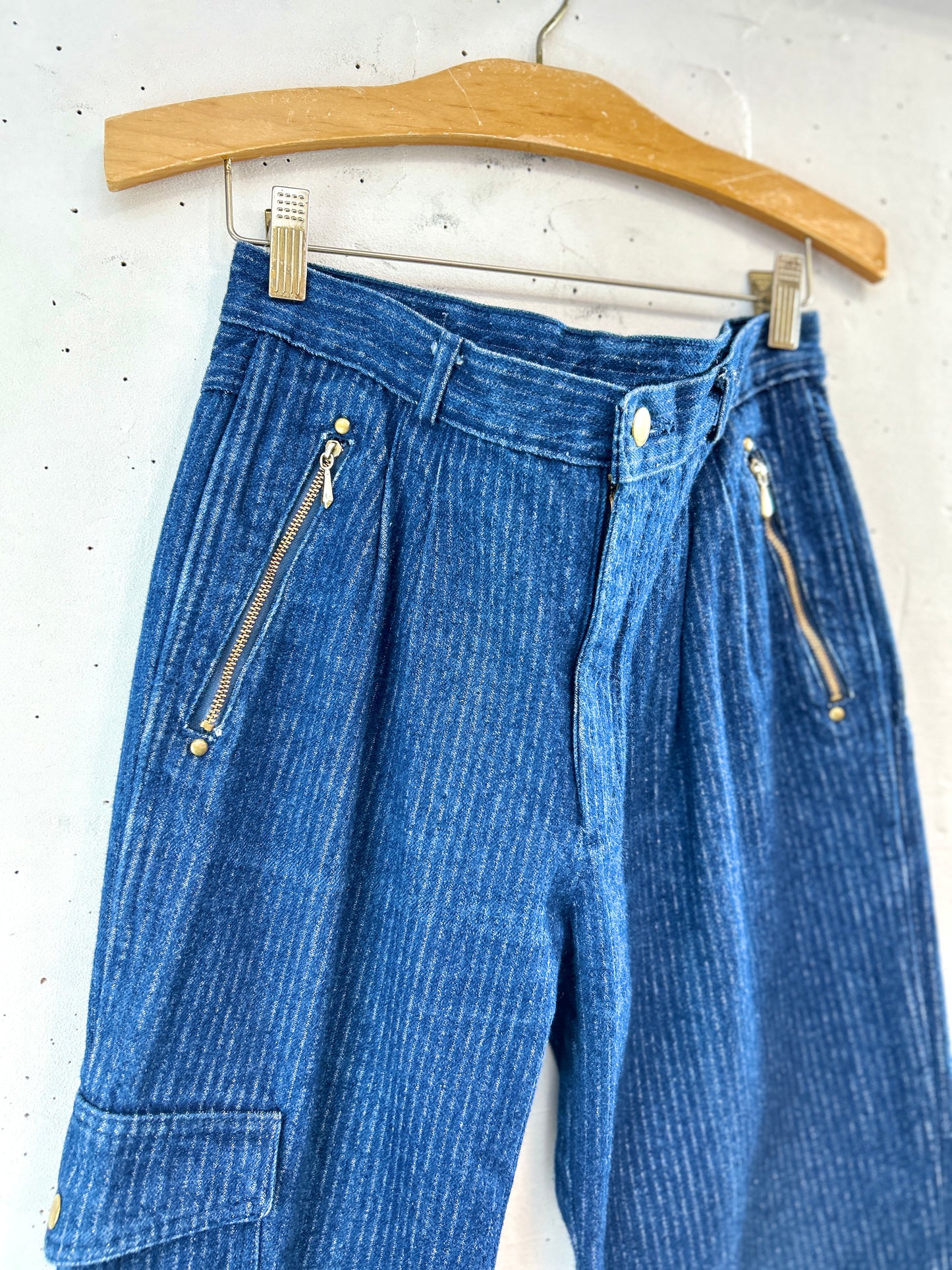 Vintage Denim Stripe Pants  [A31316]