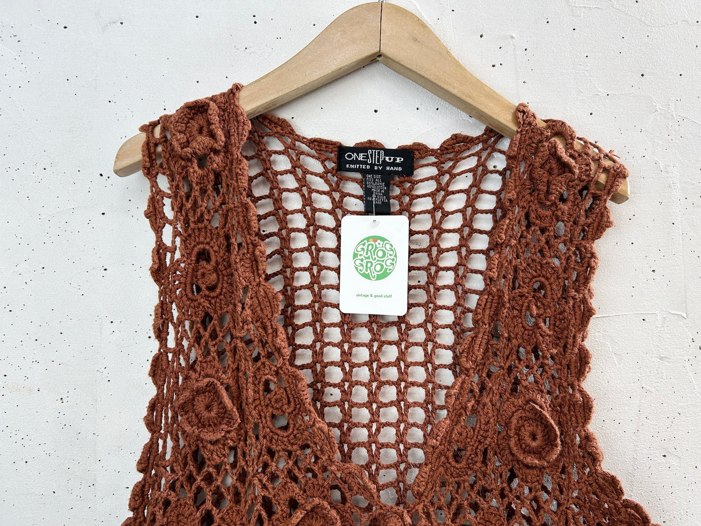 Vintage Crochet Vest [H33488]