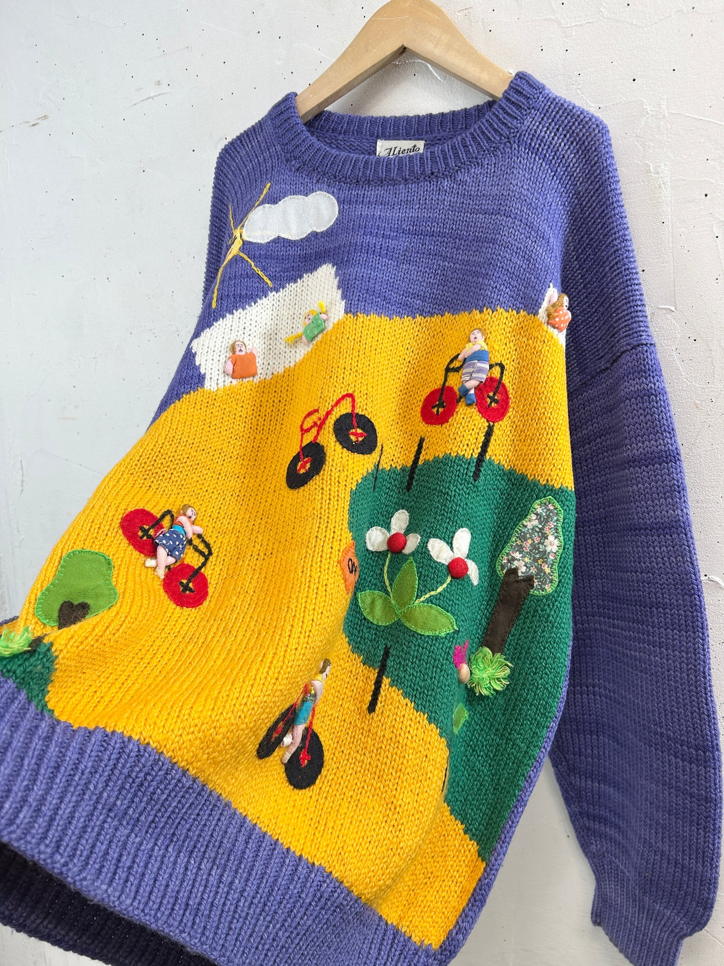 Vintage Hand Knit Sweater 〜MADE IN PERU〜 [A31229]