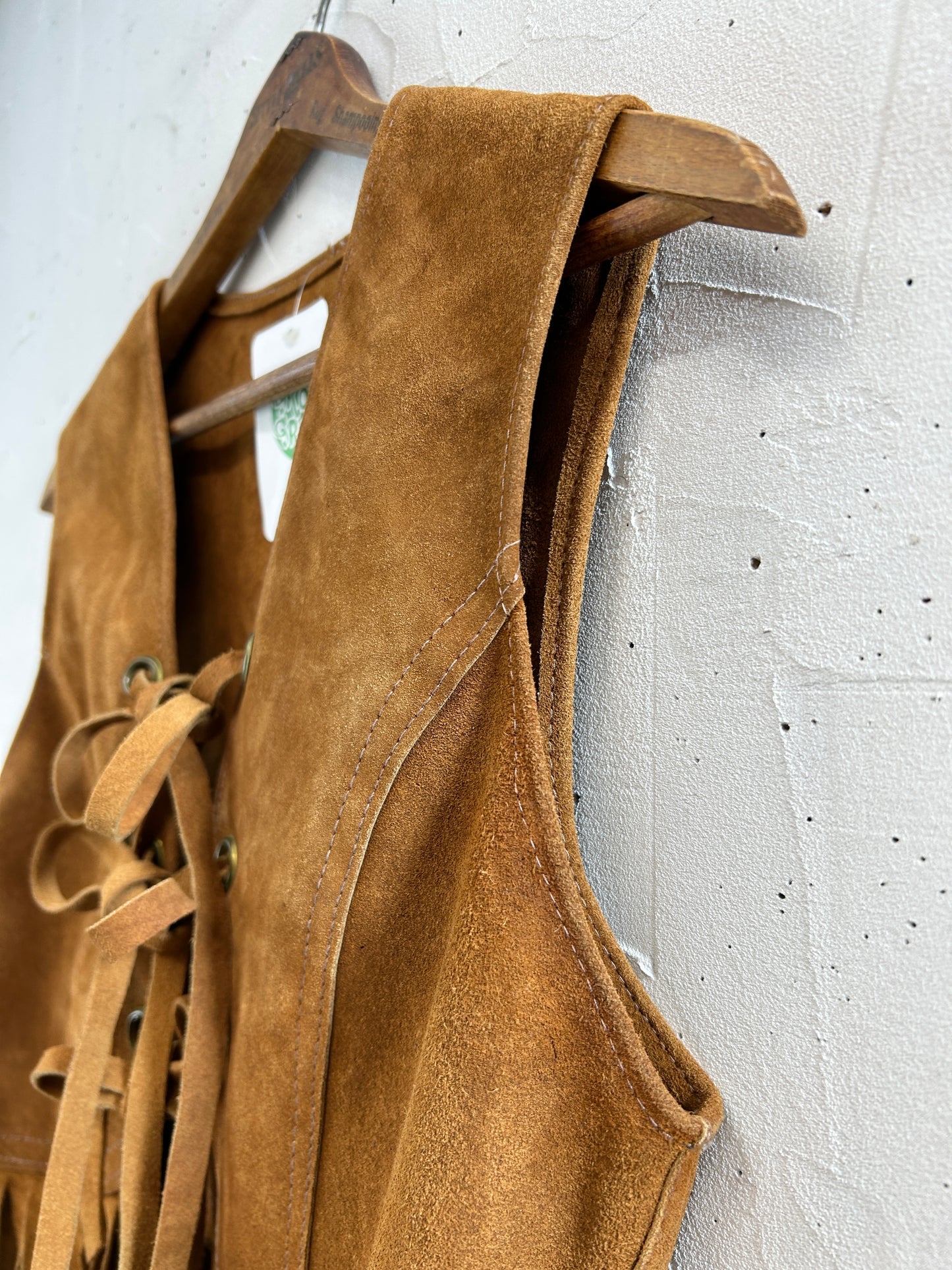 Vintage Leather Vest [A31272]