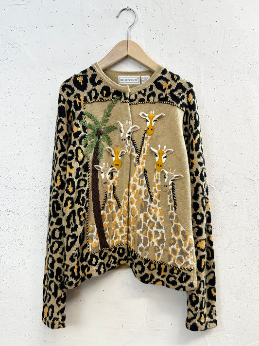 Vintage Cotton Knit Cardigan [J34194]