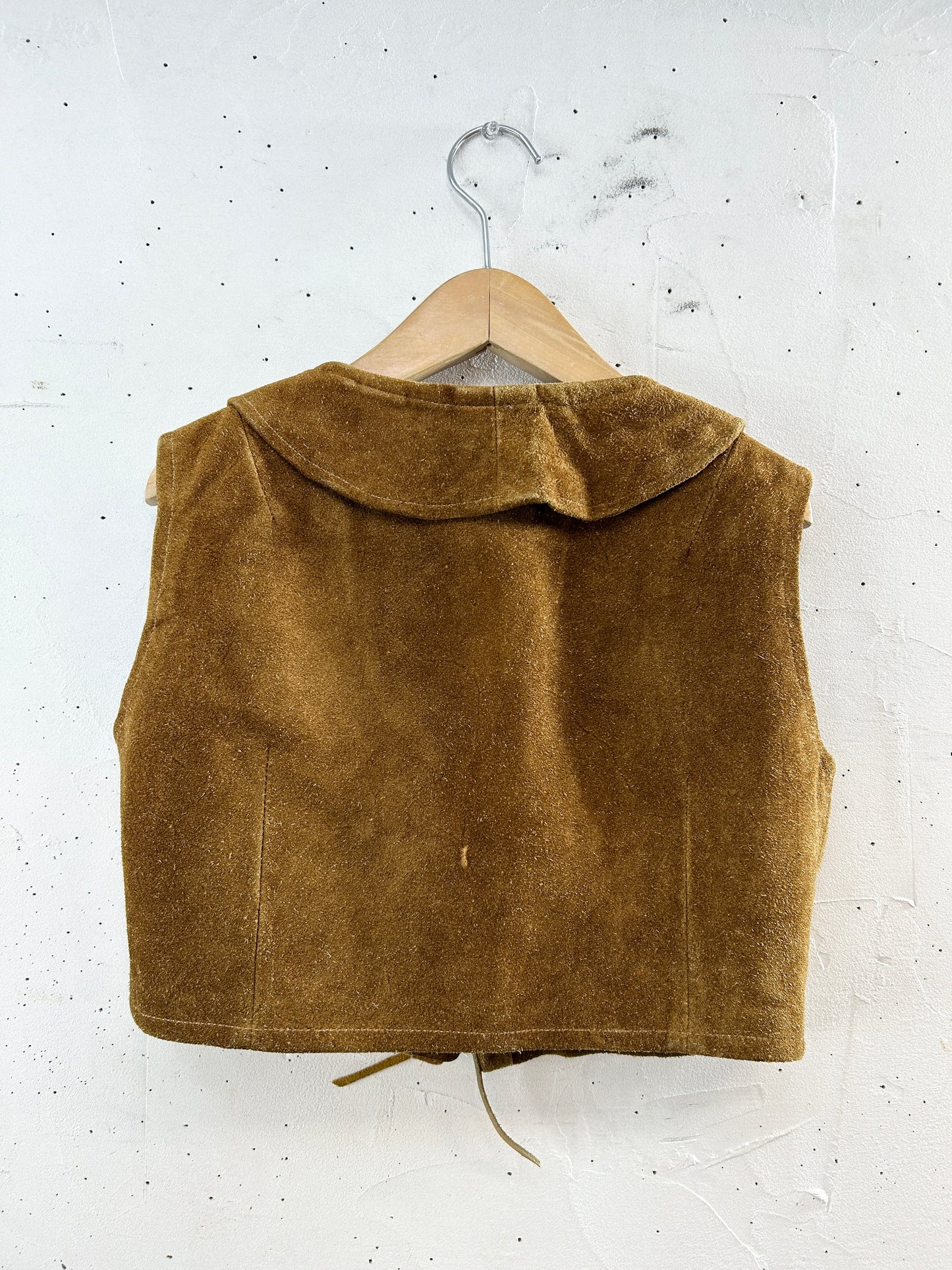 '70s Vintage Leather Vest 〜Poor Richard's〜 [J30550]