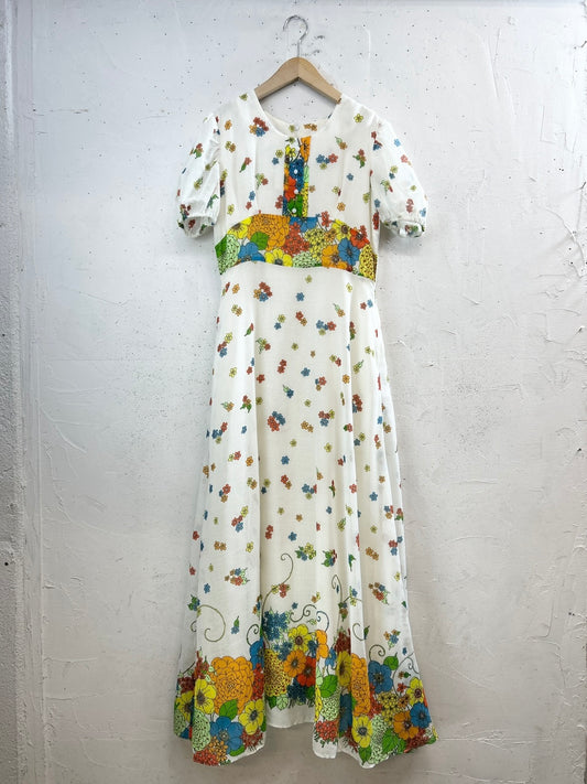 '70s Vintage Dress [E32294]