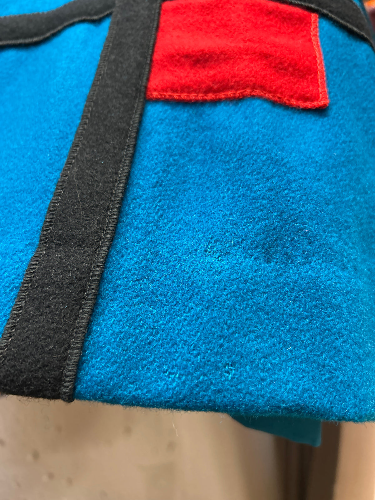 Vintage wool Mondrian Coat [J34123]