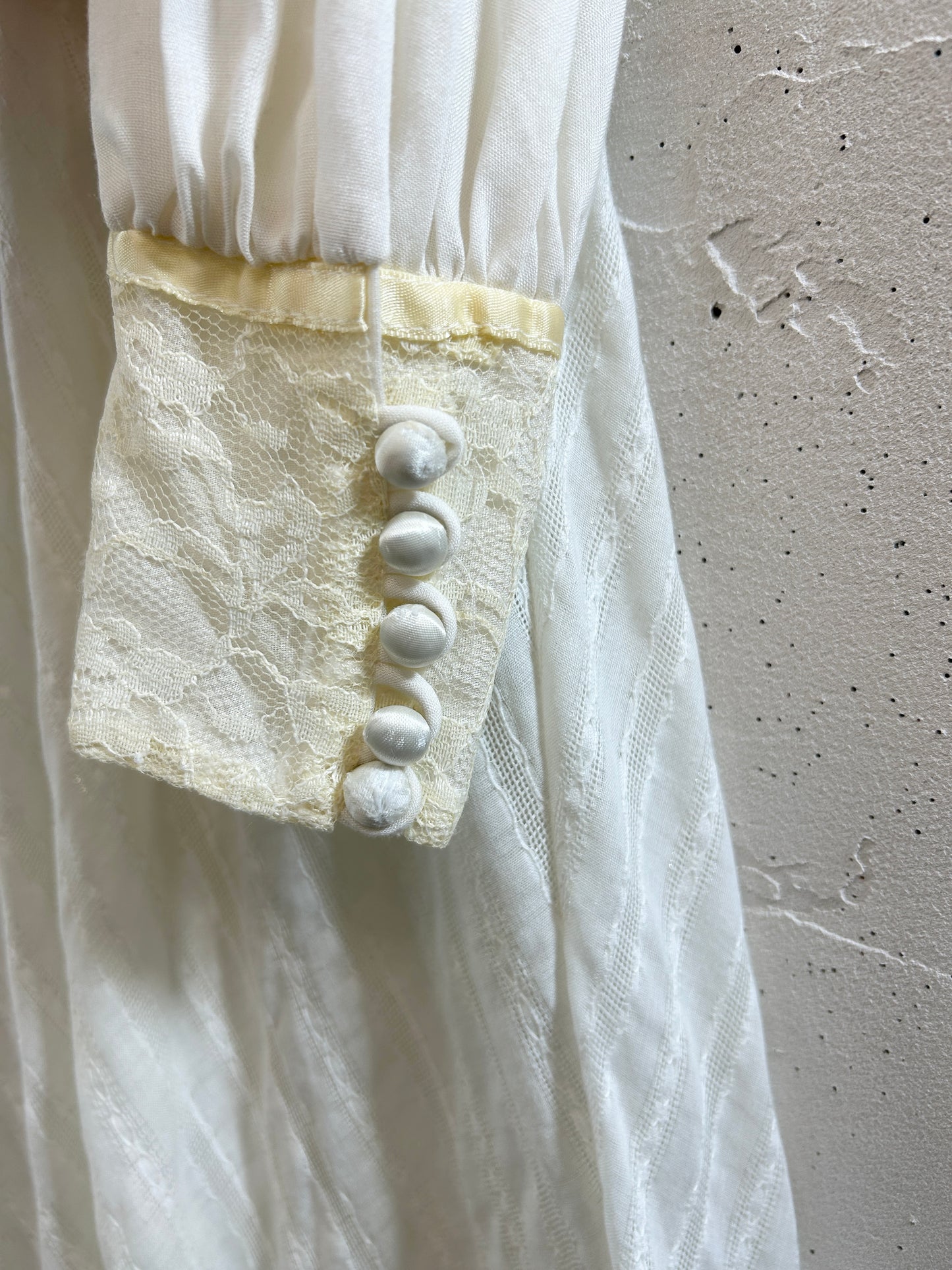 Vintage White Lace Dress [K30818]