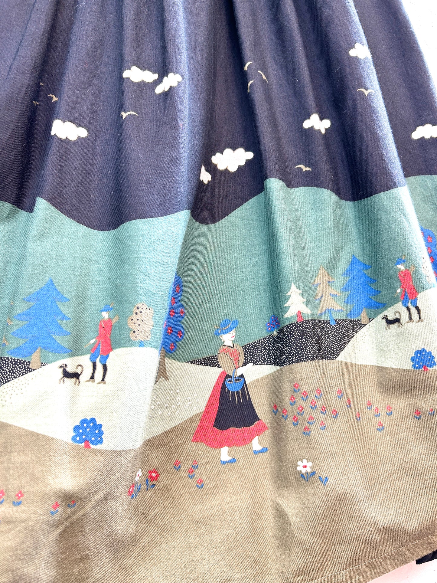 Vintage Tyrol Skirt  [A31398]