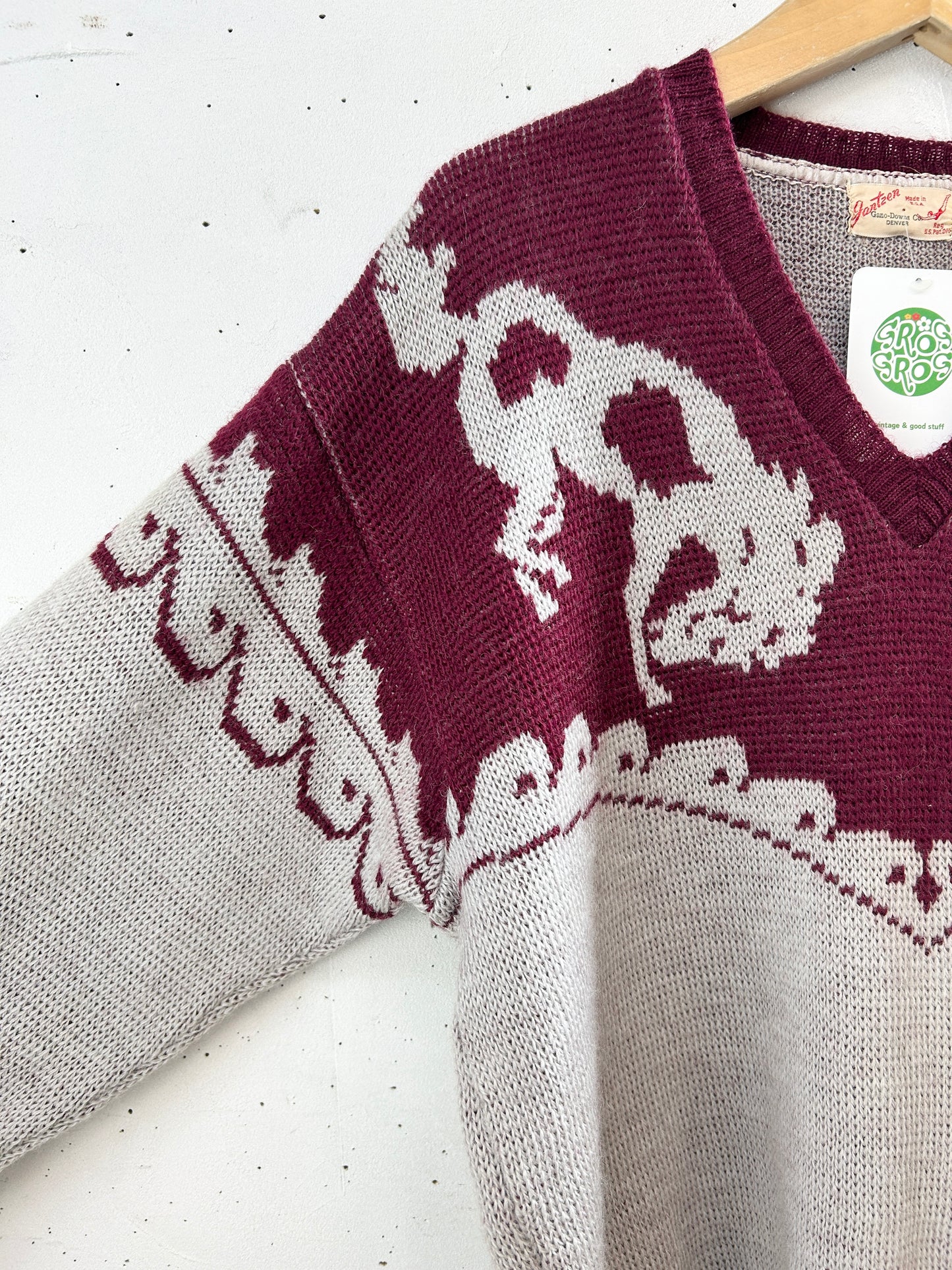 '50s Vintage Knit Sweater 〜jantzen〜 [K30703]