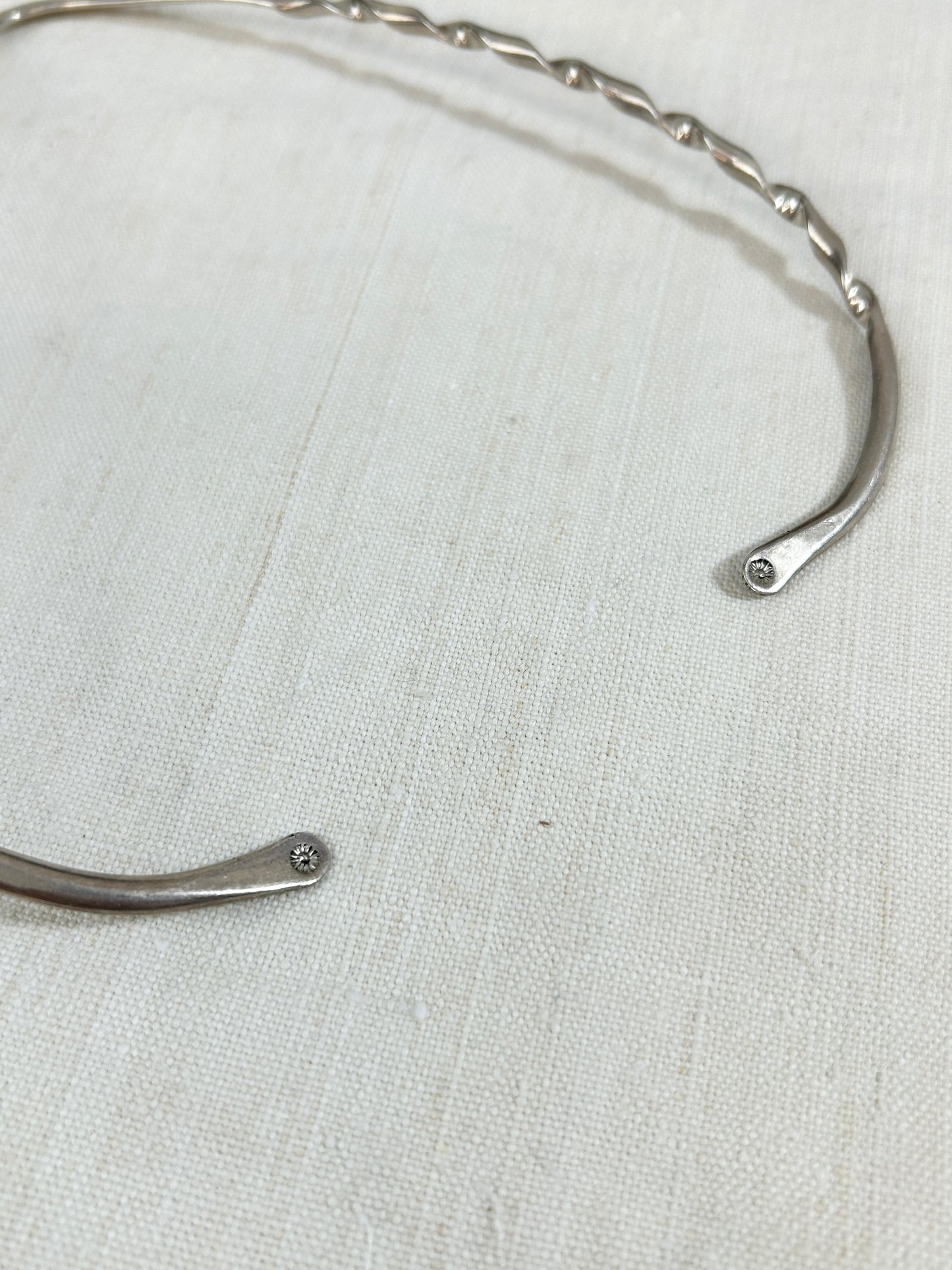 Vintage Silver Choker [I30219]