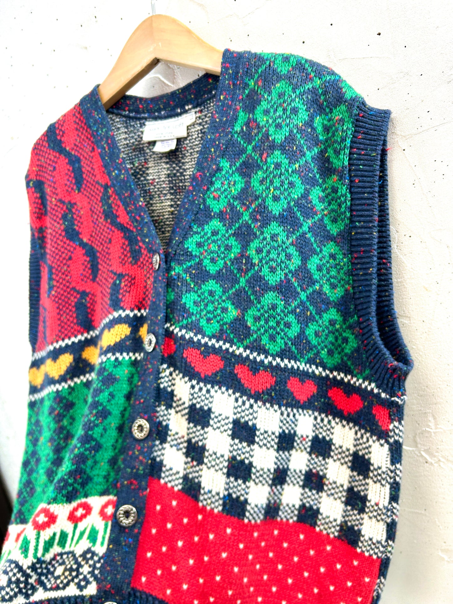 Vintage Knit Vest [B31668]