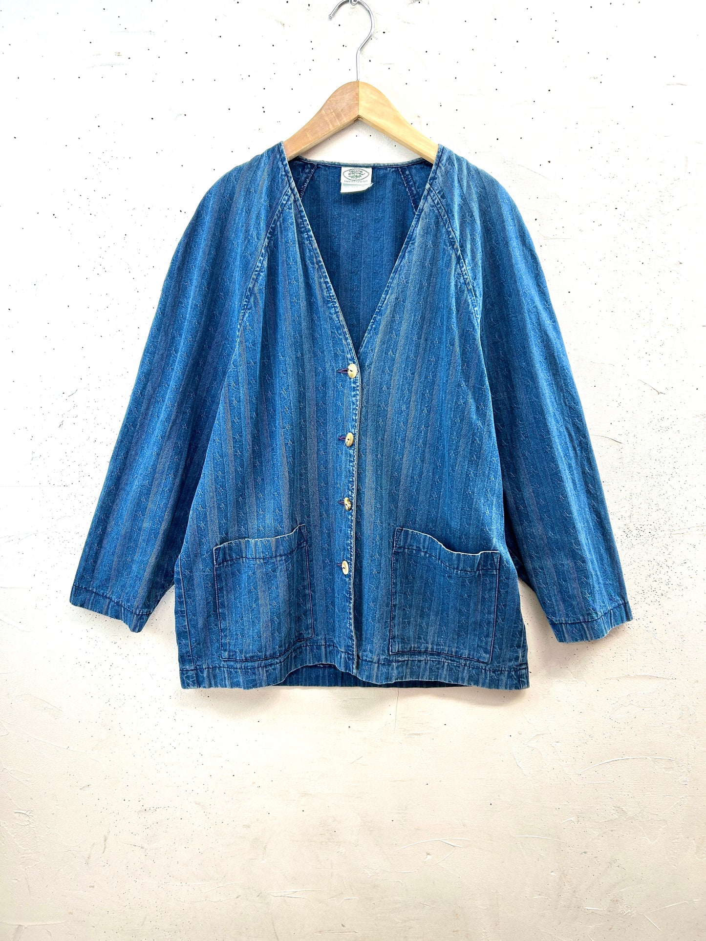 Vintage Denim Jacket 〜Laura Ashley〜 [D32199]