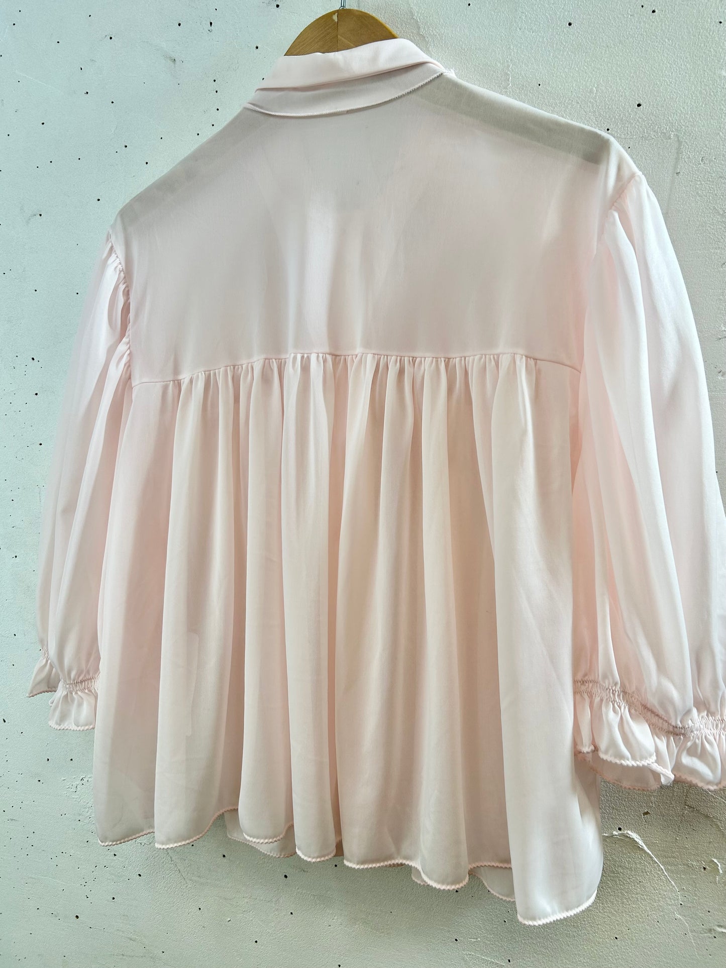’70s Vintage Lingerie Short Gown [G30673]
