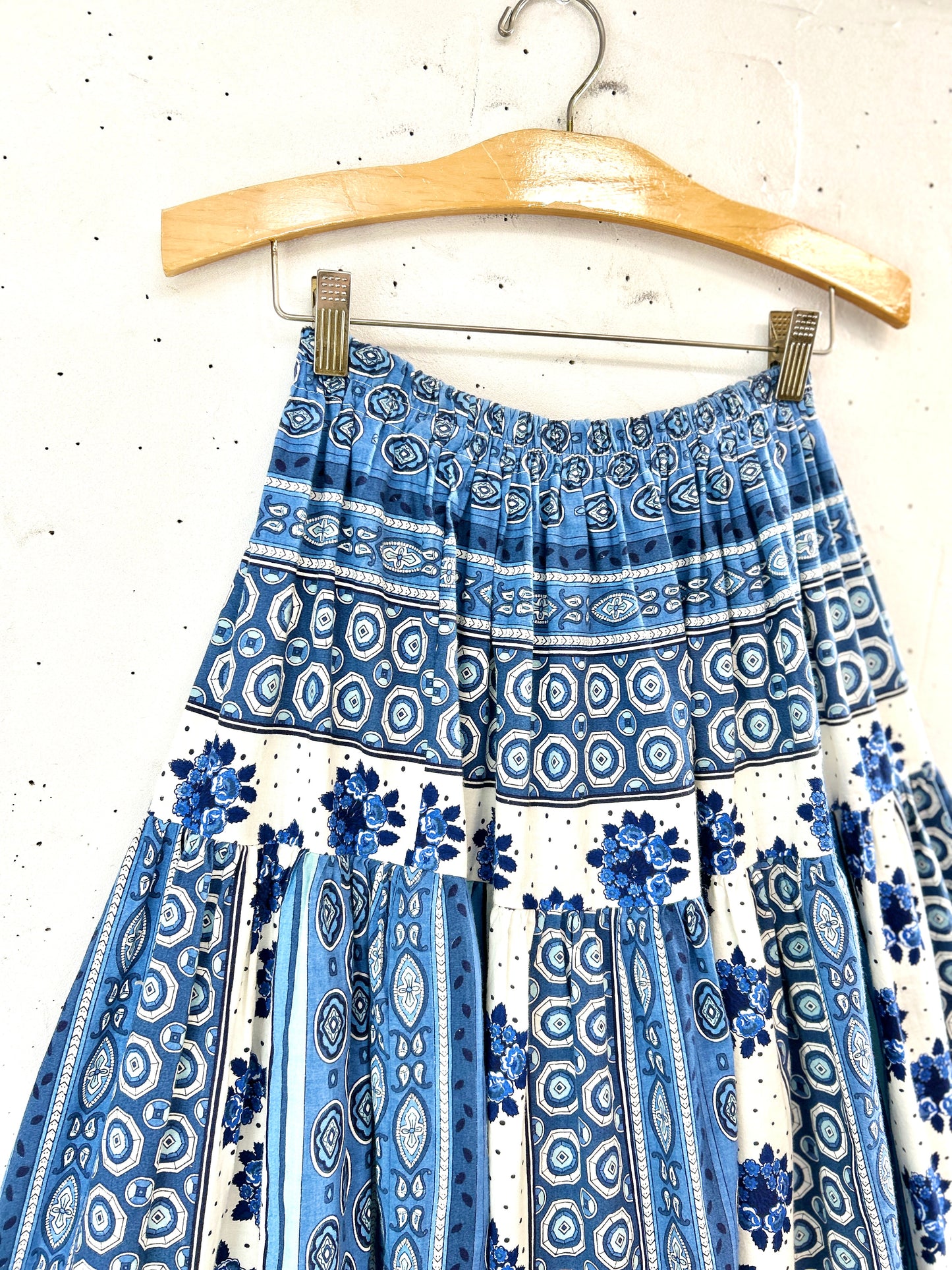 Vintage Tiered Skirt  MADE IN FRANCE [L31153]