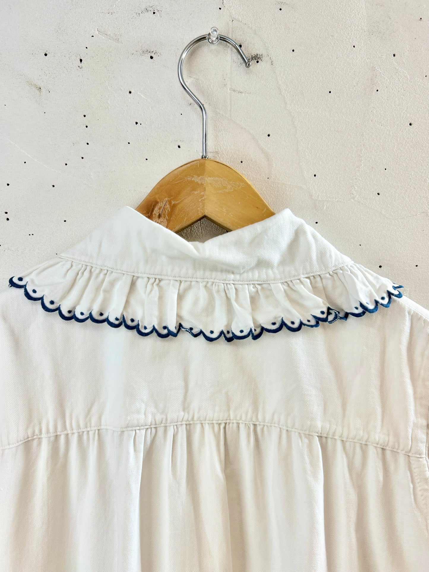 '50sVintage White Dress [H30930]
