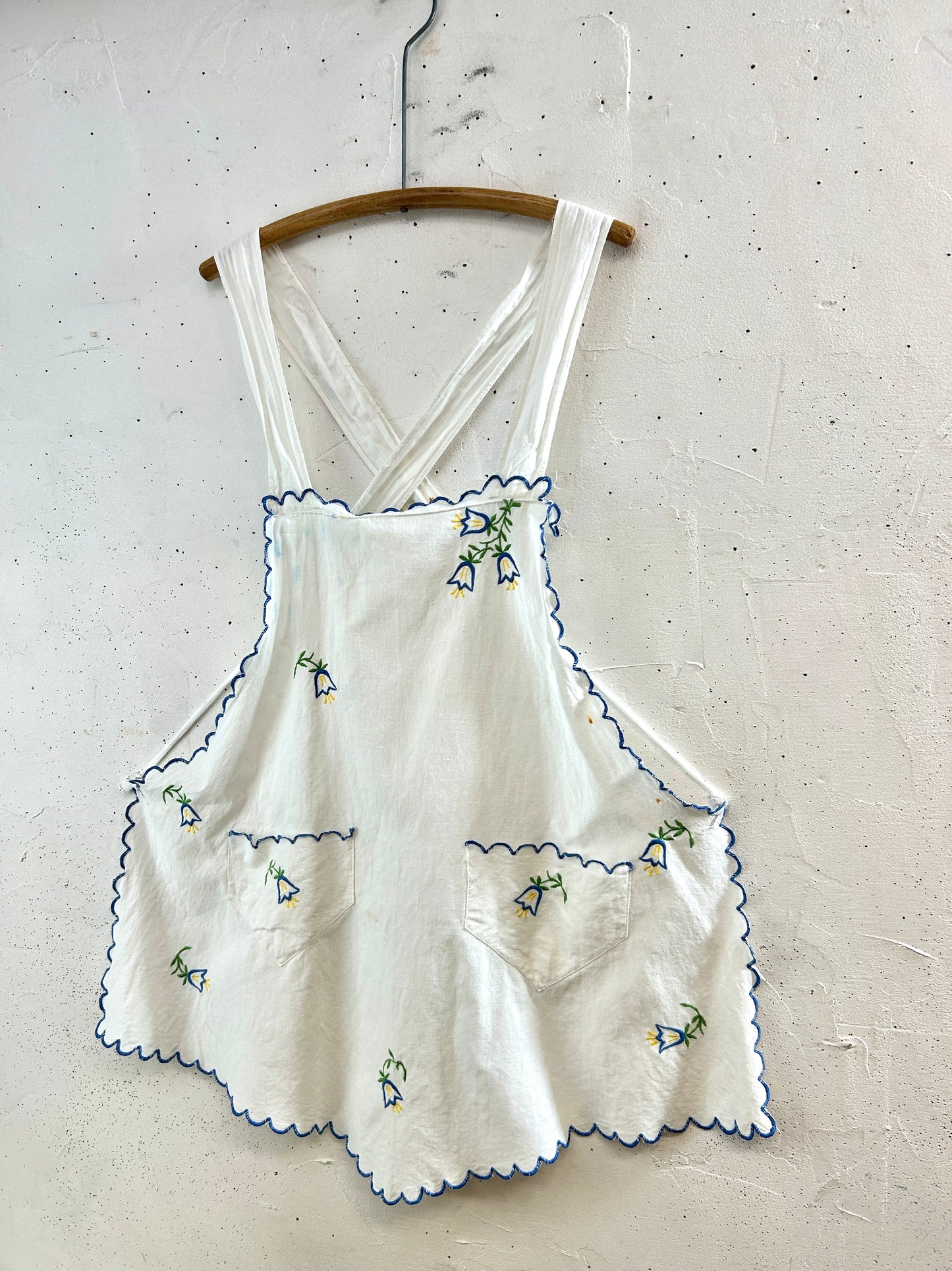 Vintage Embroidery Apron [F32683]