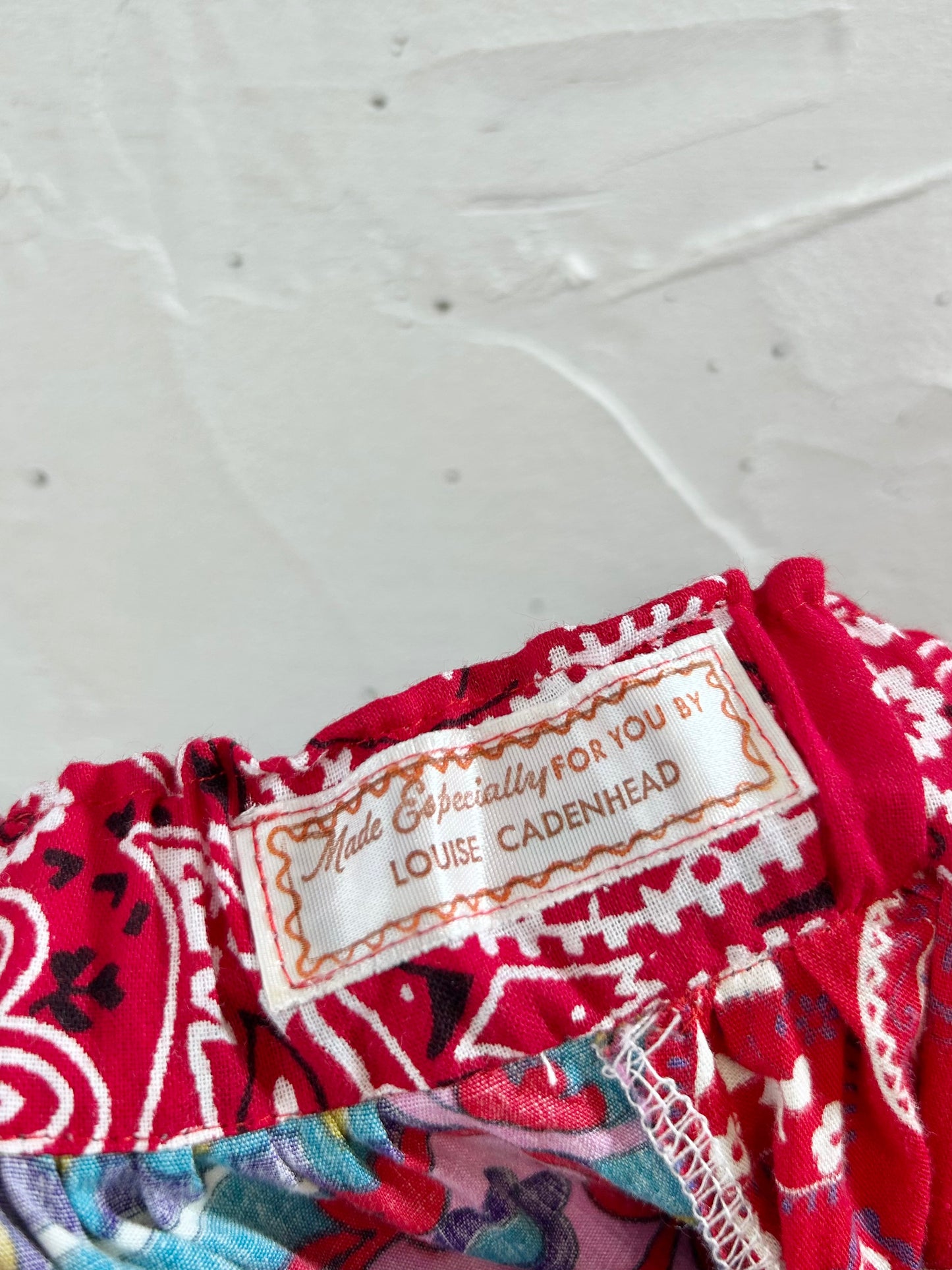 ’70s Vintage Crazy Pattern Skirt 〜Made Specially〜 [G30730]
