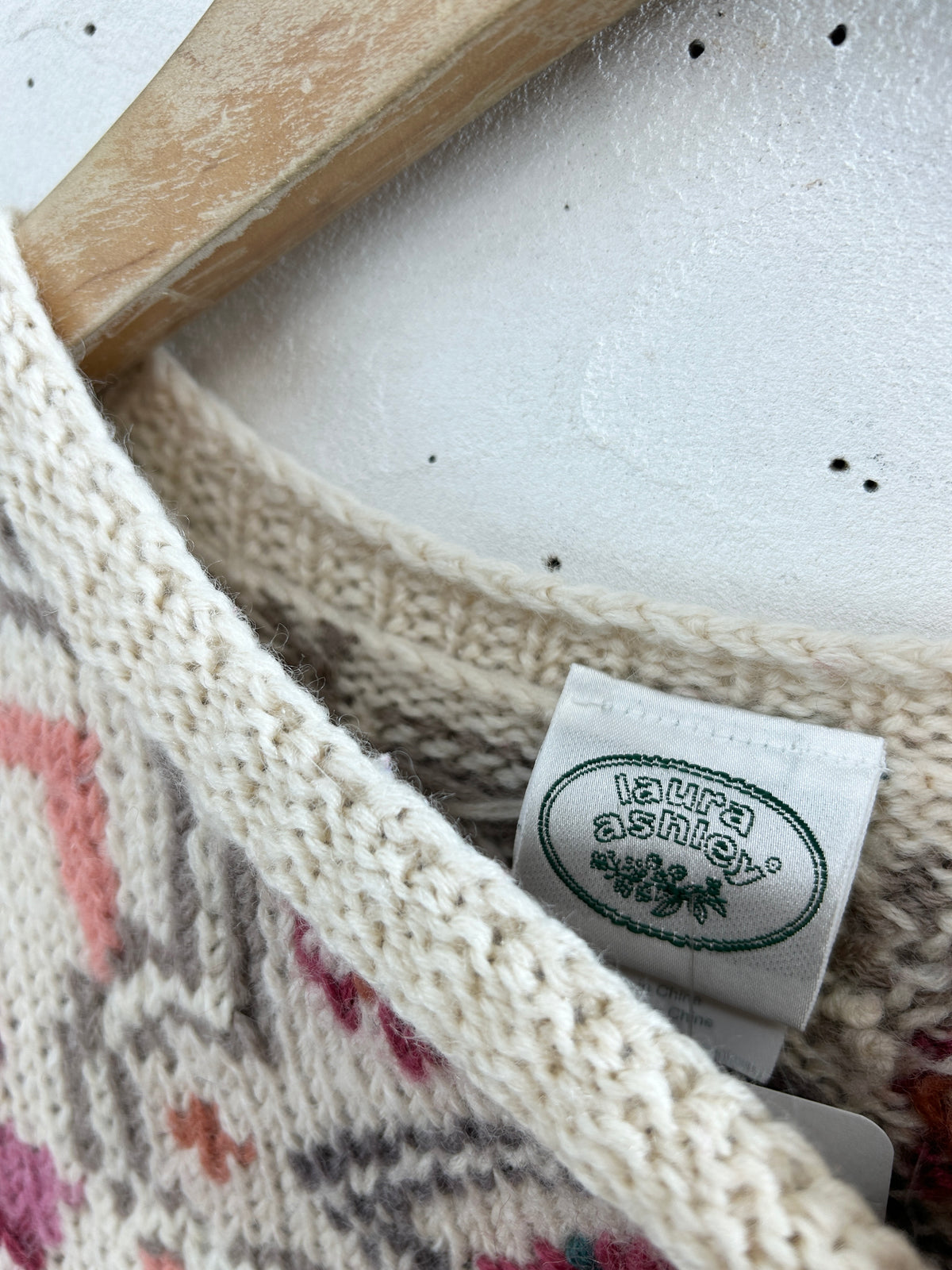 Vintage Knit Sweater 〜Laura Ashley〜 [I33945]