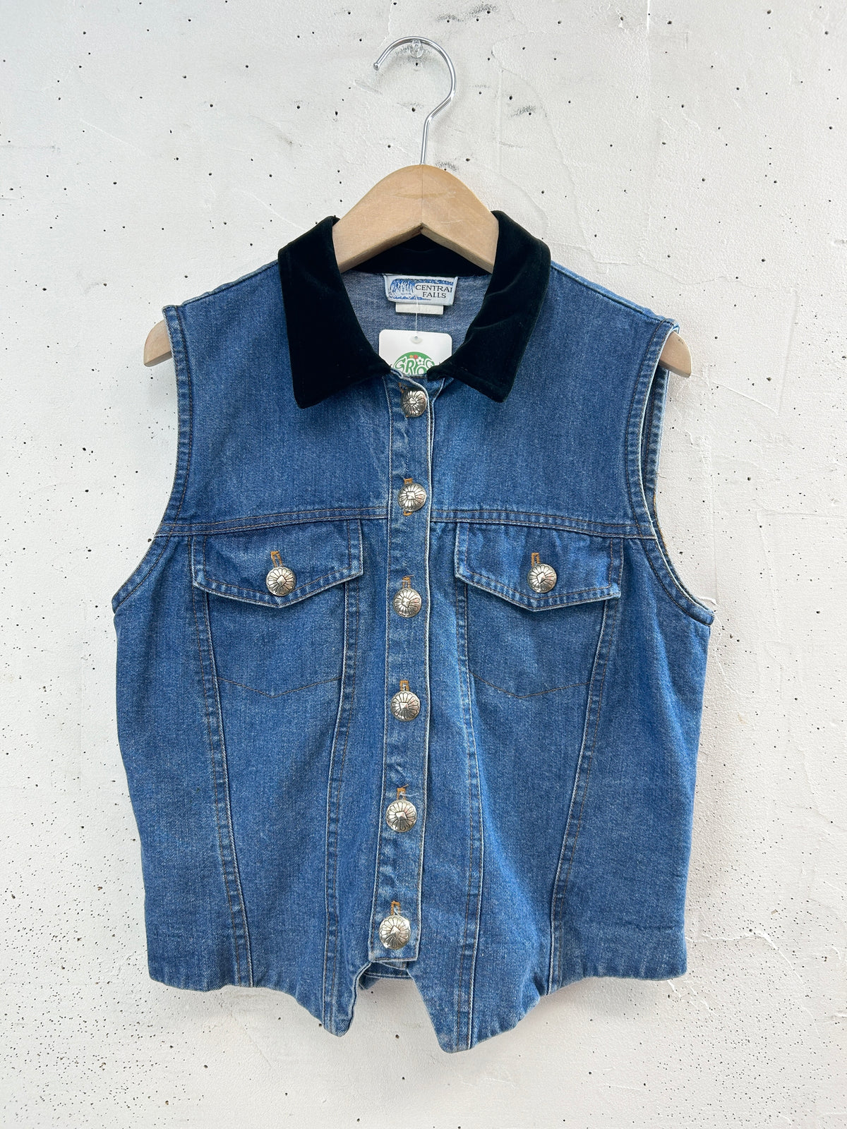 Vintage Denim Vest 〜MADE IN USA〜 [J34166]