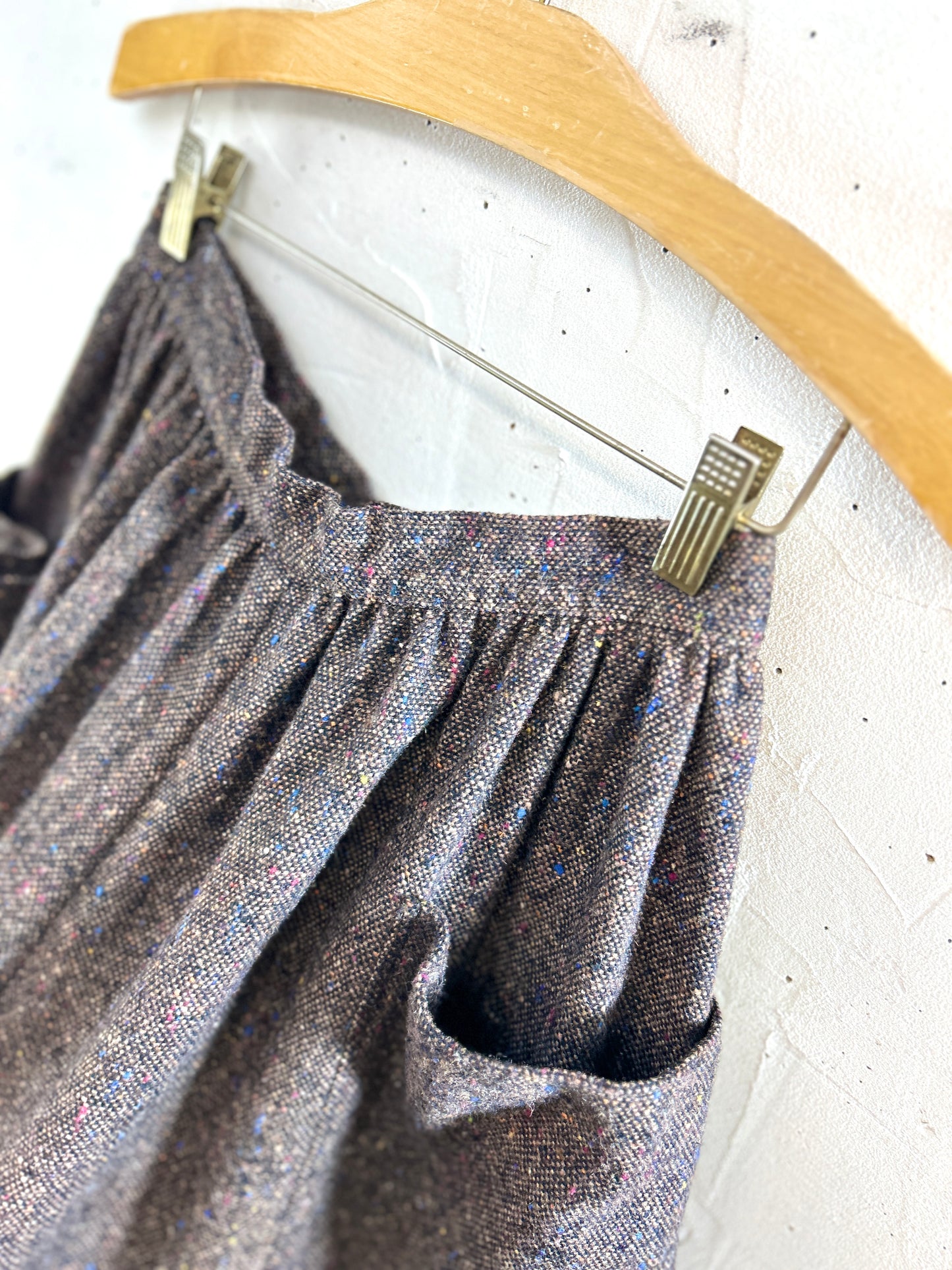 Vintage Tweed Skirt  [K30917]