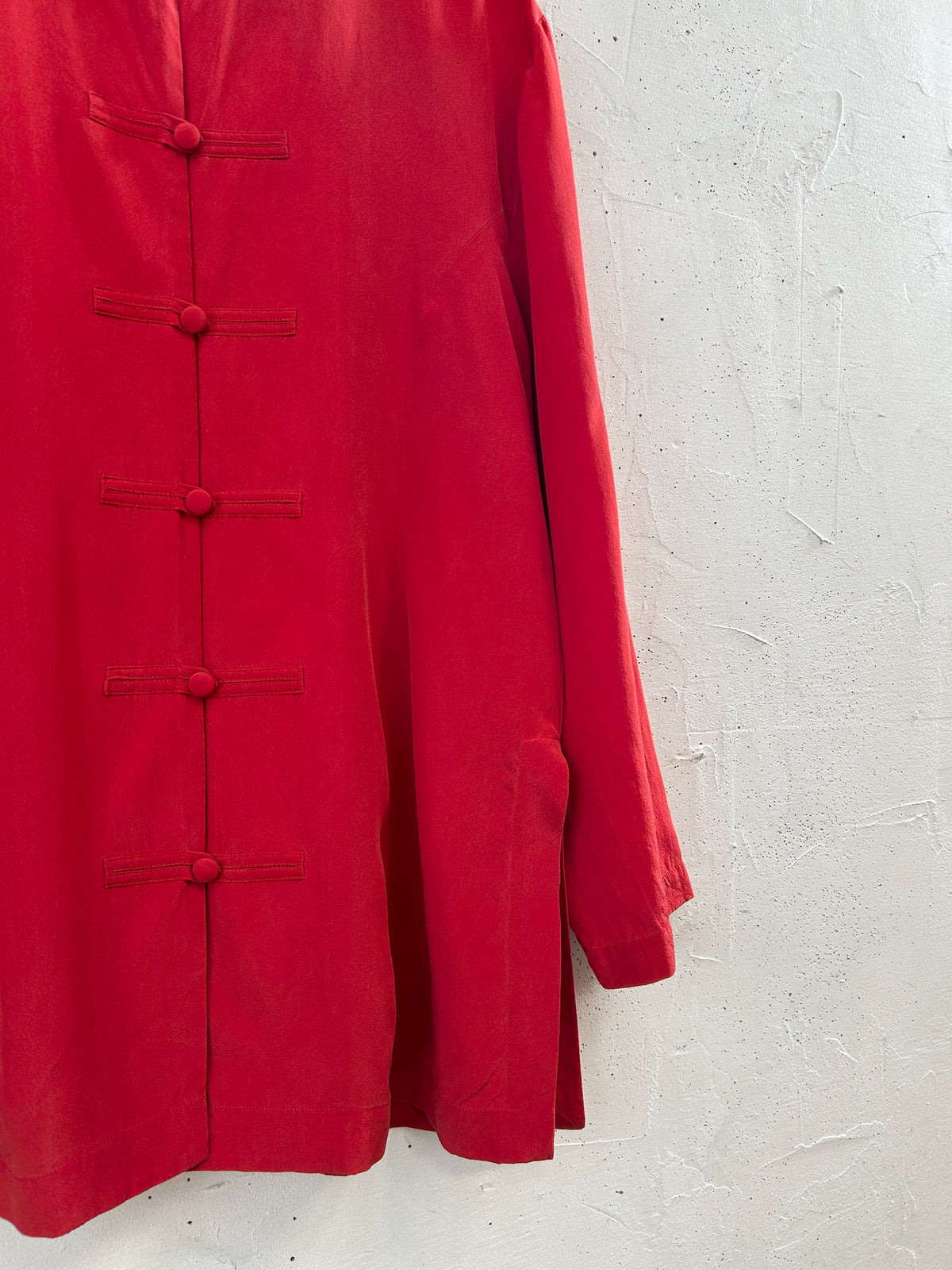 Vintage Silk China Shirt [J34133]