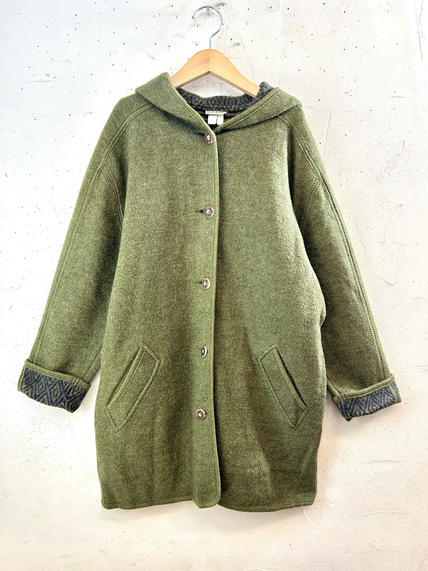 Vintage wool Coat 〜L.L.Bean〜 [K30725]
