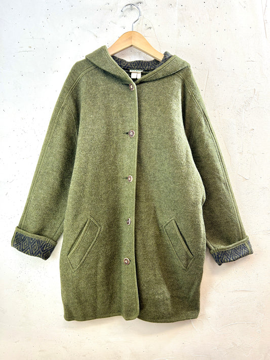 Vintage wool Coat 〜L.L.Bean〜 [K30725]