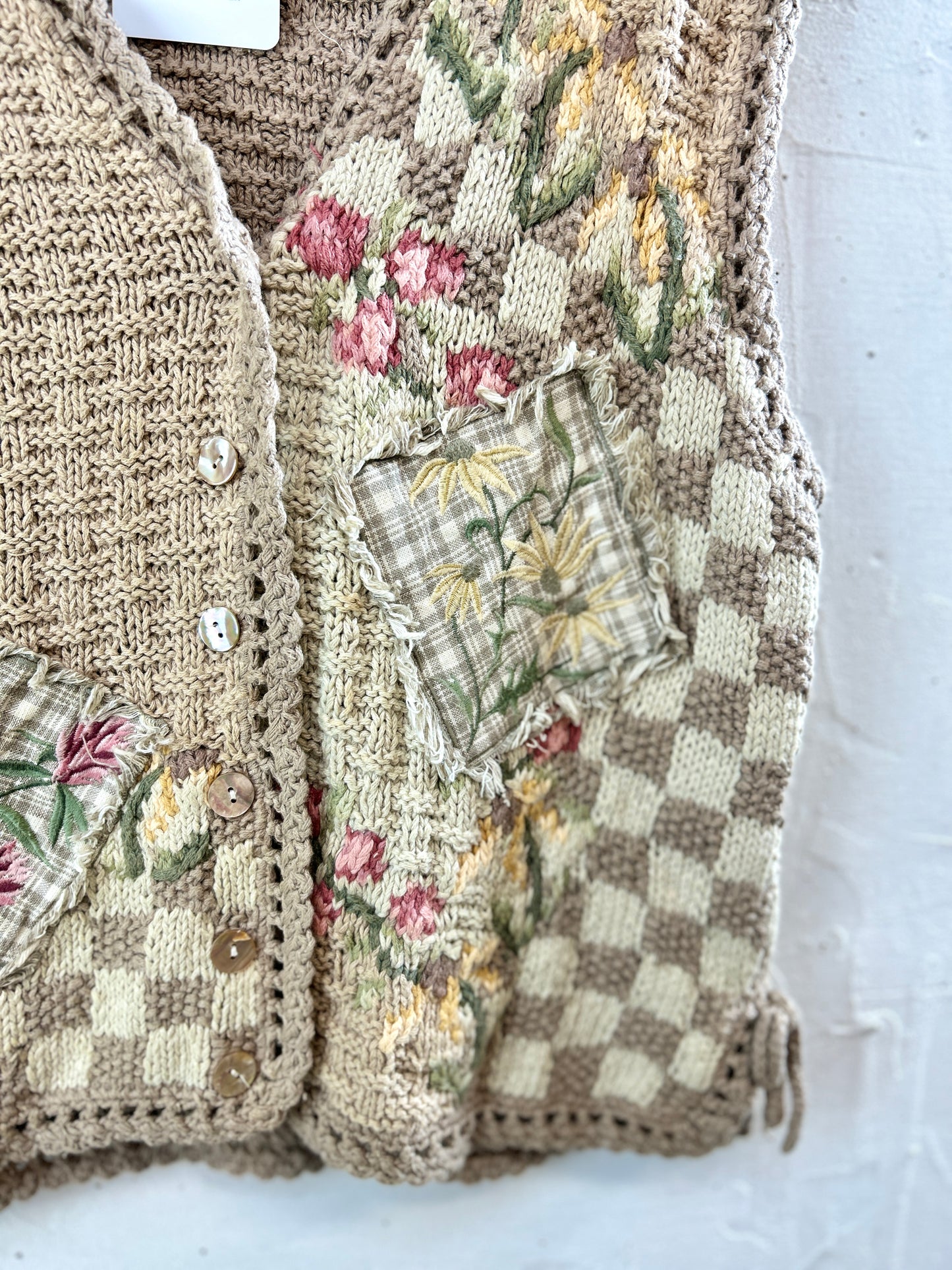 Vintage Knit Vest [I30179]
