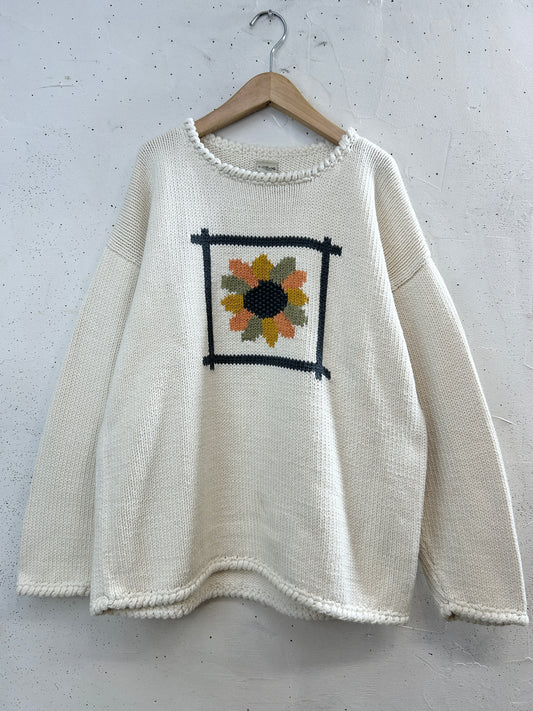 Vintage Knit Sweater 〜Las Americas〜 [I34049]